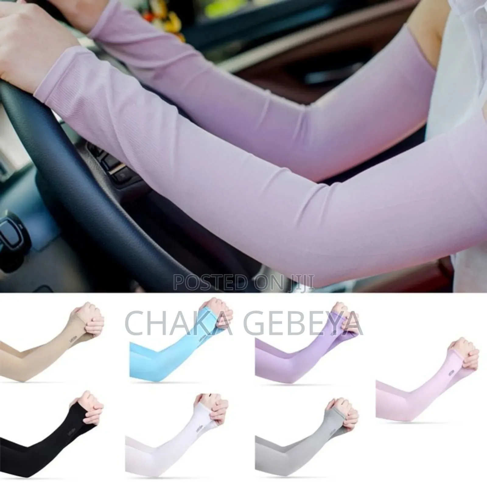 Uv Protection Arm Sleeves - Stretchy Sun Guard for Driving, Work