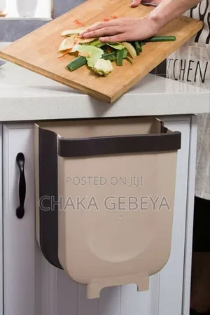 Foldable Under Sink Trash Bin-space-saving Cabinet Garbage Can
