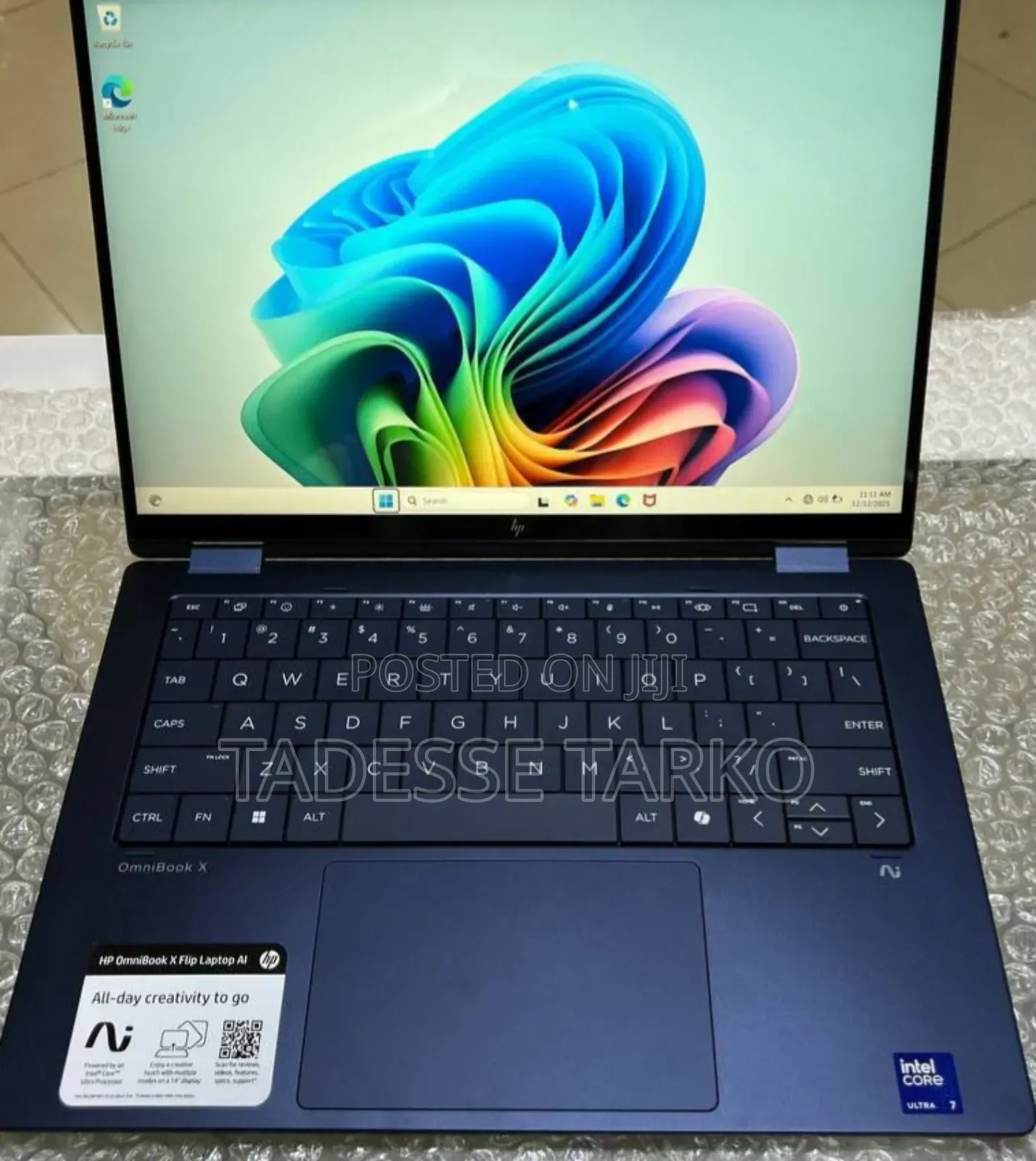 New Laptop HP OmniBook X Flip 16" 16GB Intel Core Ultra 7 SSD 1T