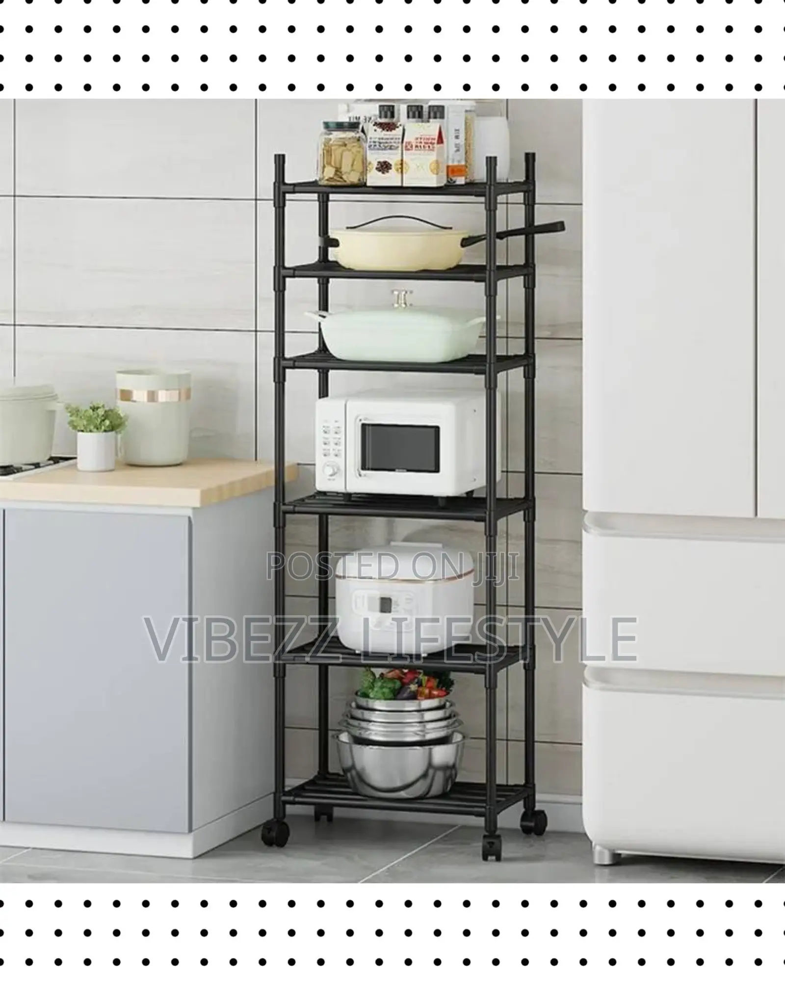 6-Tier Kitchen Storage Rack