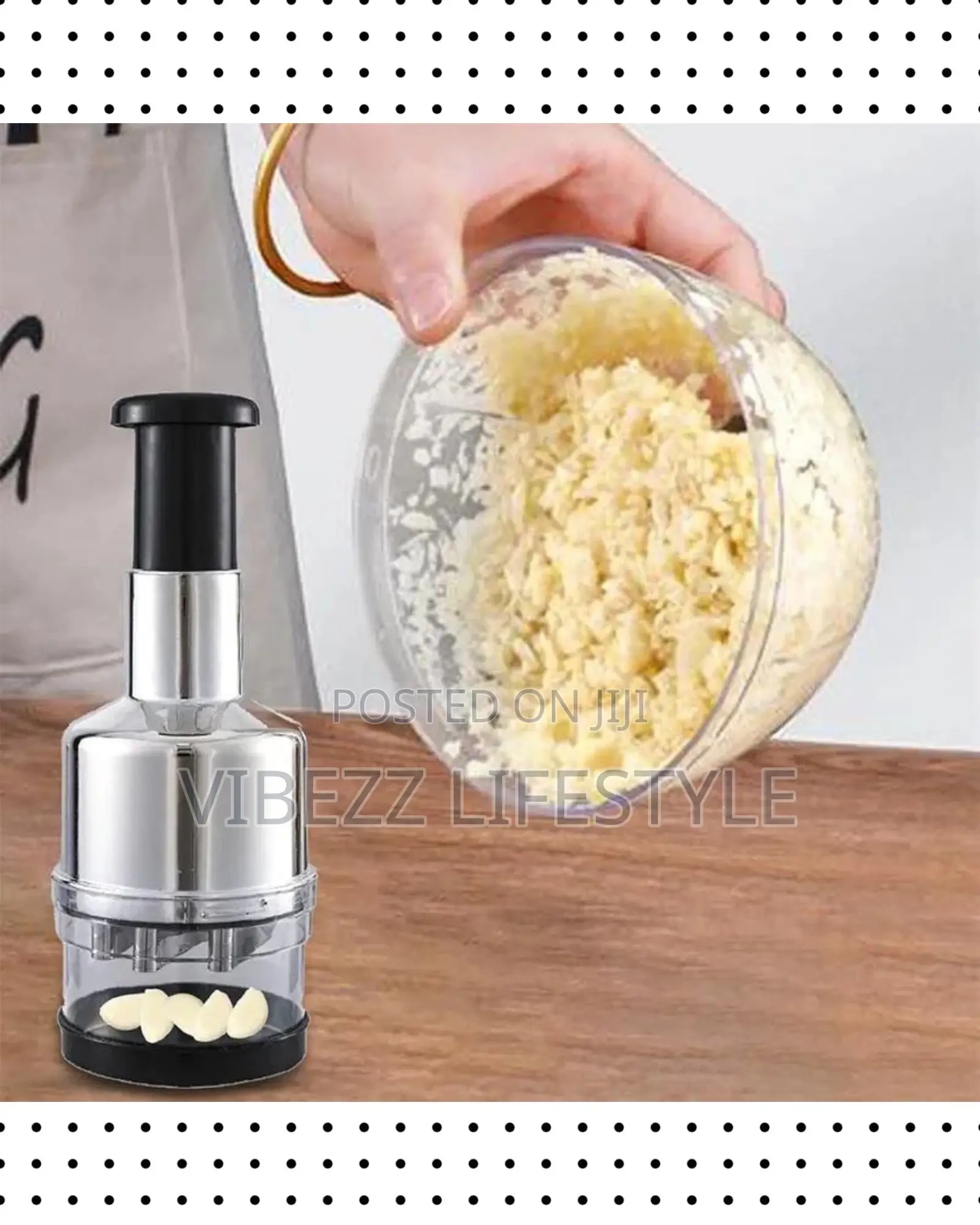 Manual Garlic And Vegetable Chopper