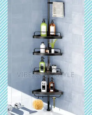 4-Tier Corner Shower Shelf