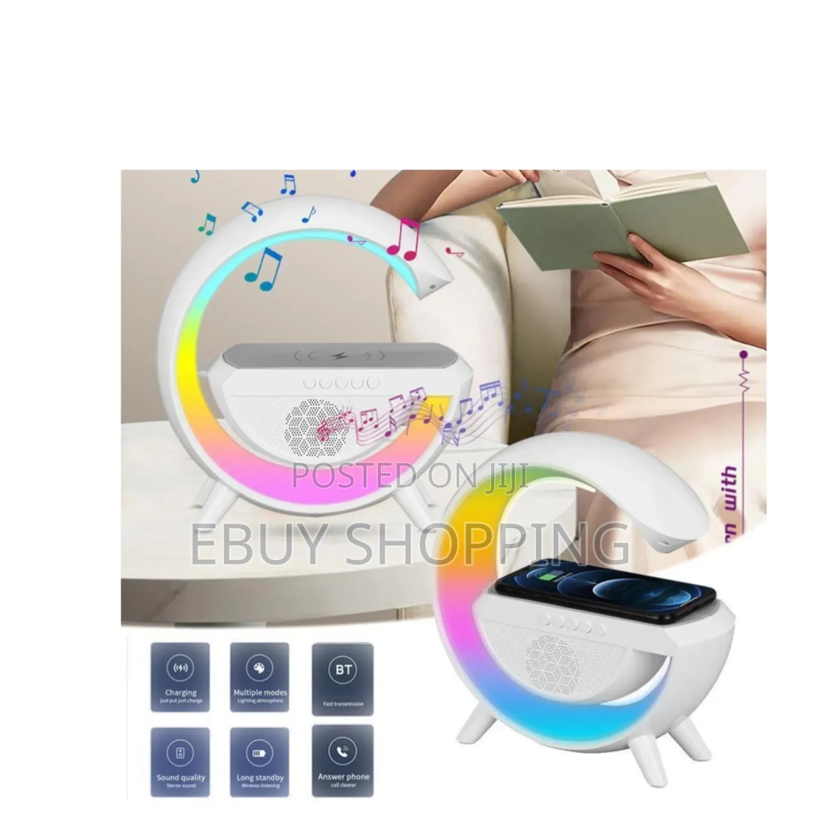 Nightstand Essential: Wireless Charging With Ambient Lights