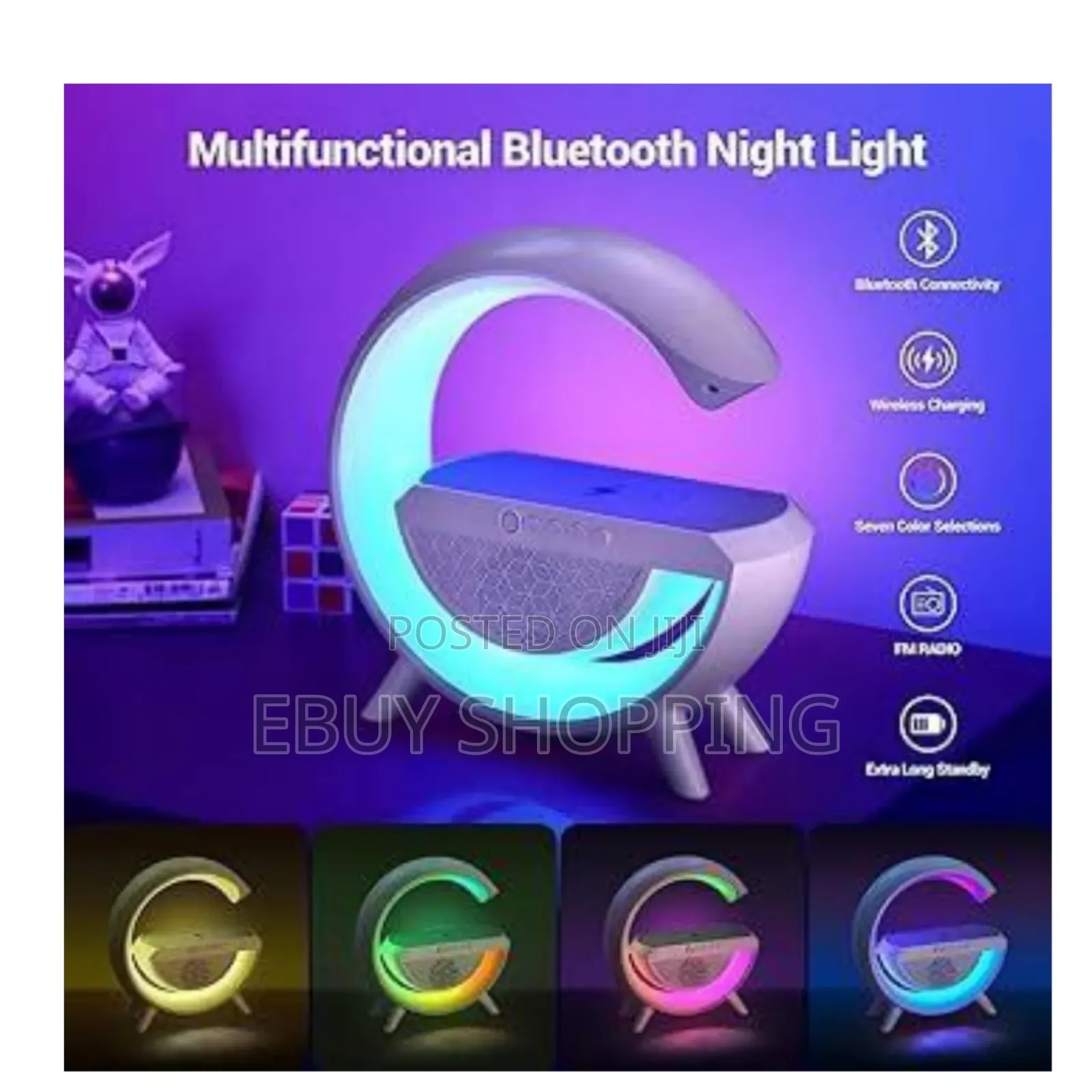 Nightstand Essential: Wireless Charging With Ambient Lights