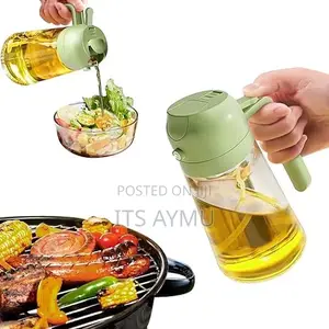 2in1 Oil Spary and Dispenser Bottle