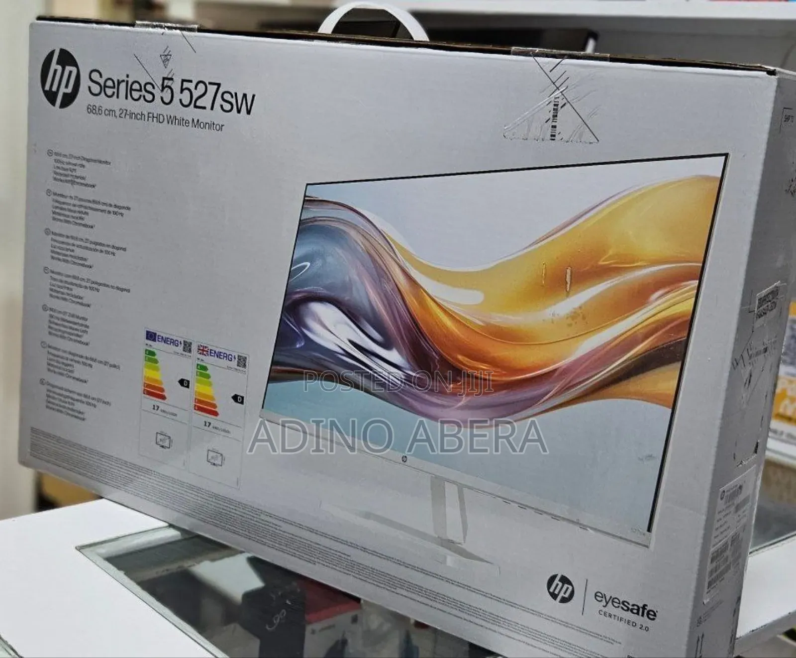 Brand New White Monitor Quantity Available Hp 27" Inch Mo