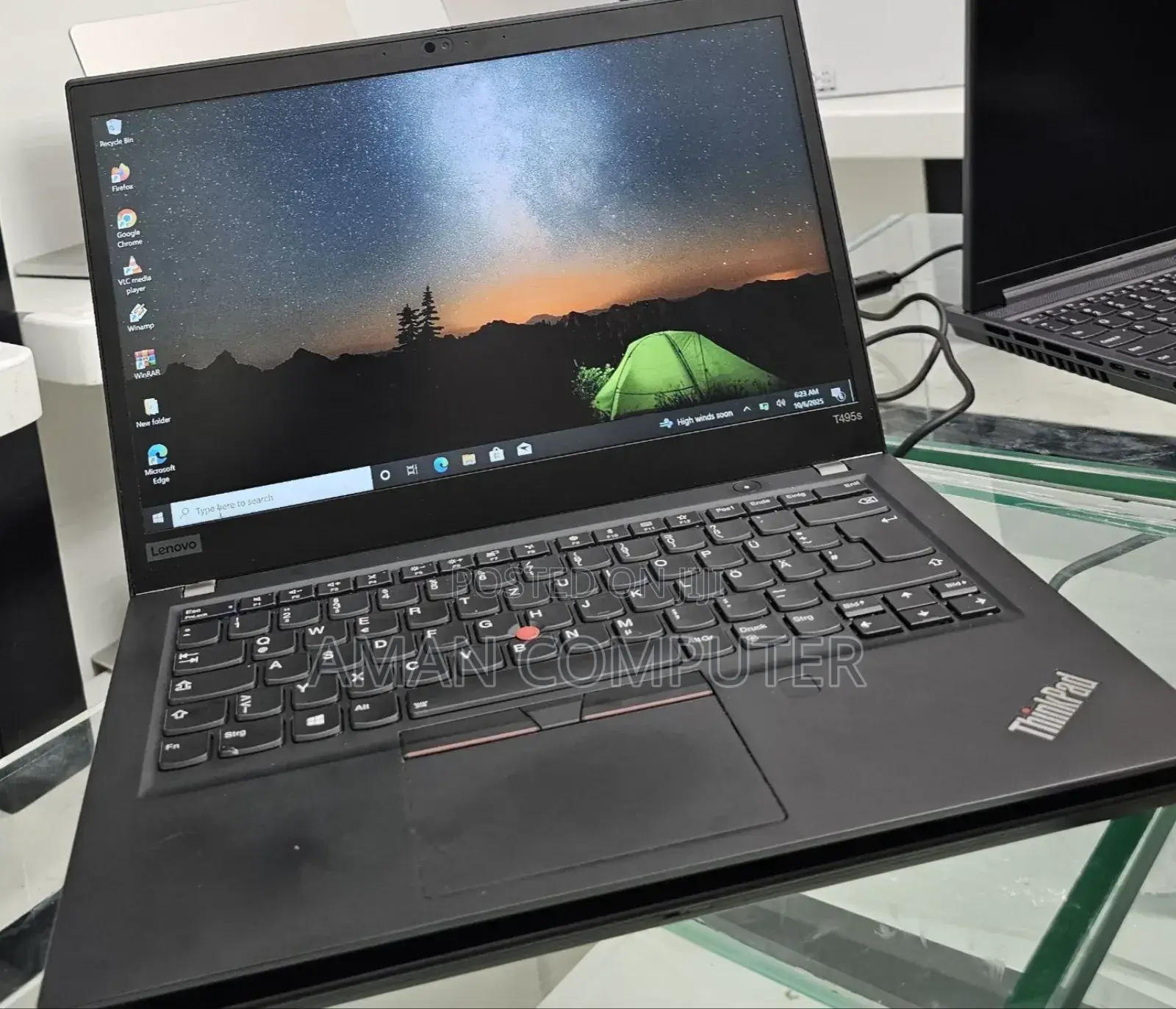 New Laptop Lenovo ThinkPad T495s 16GB AMD Ryzen 7 SSD 512GB