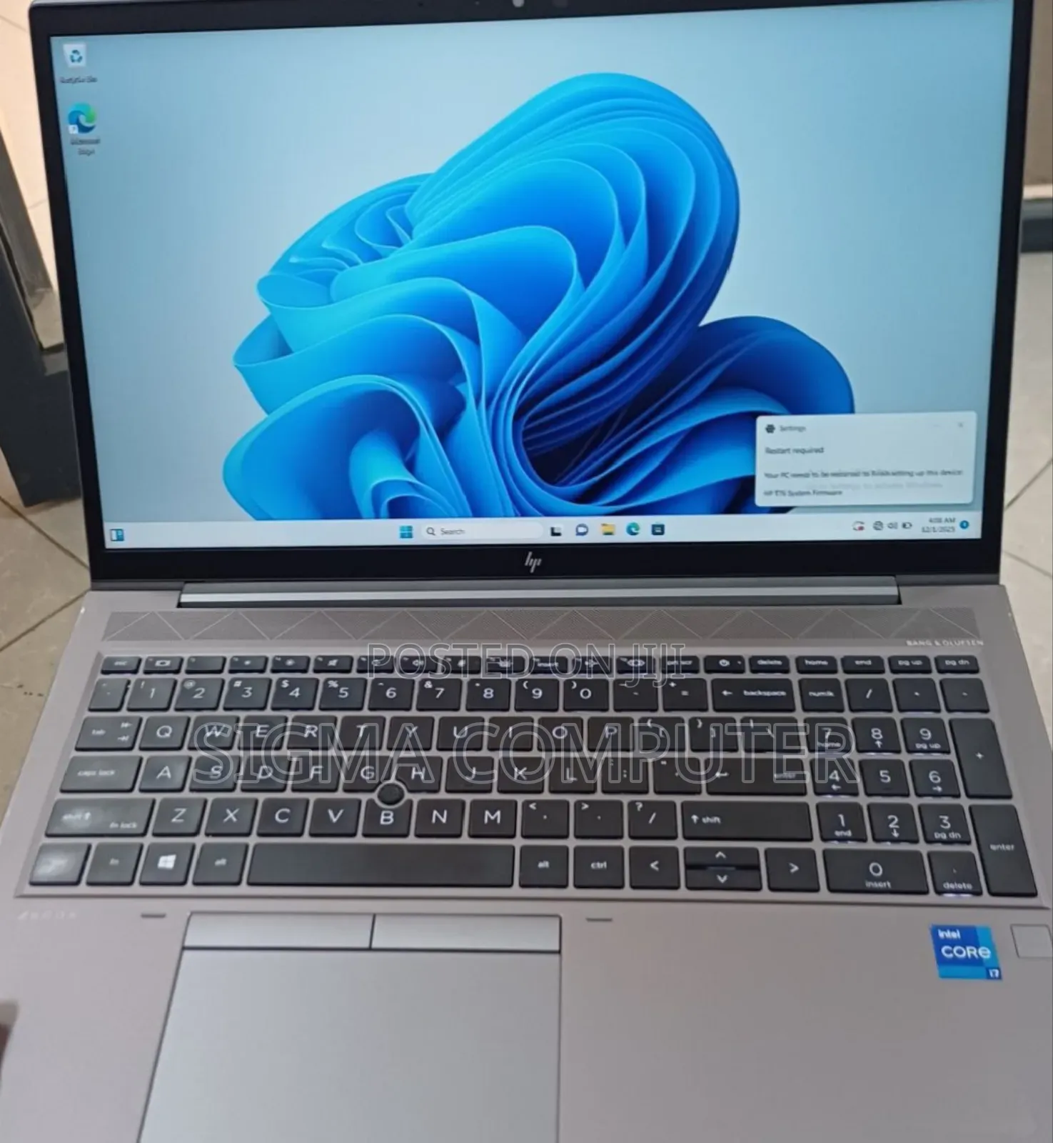 New Laptop HP ZBook Fury 15 G8 16GB Intel Core I7 SSD 512GB