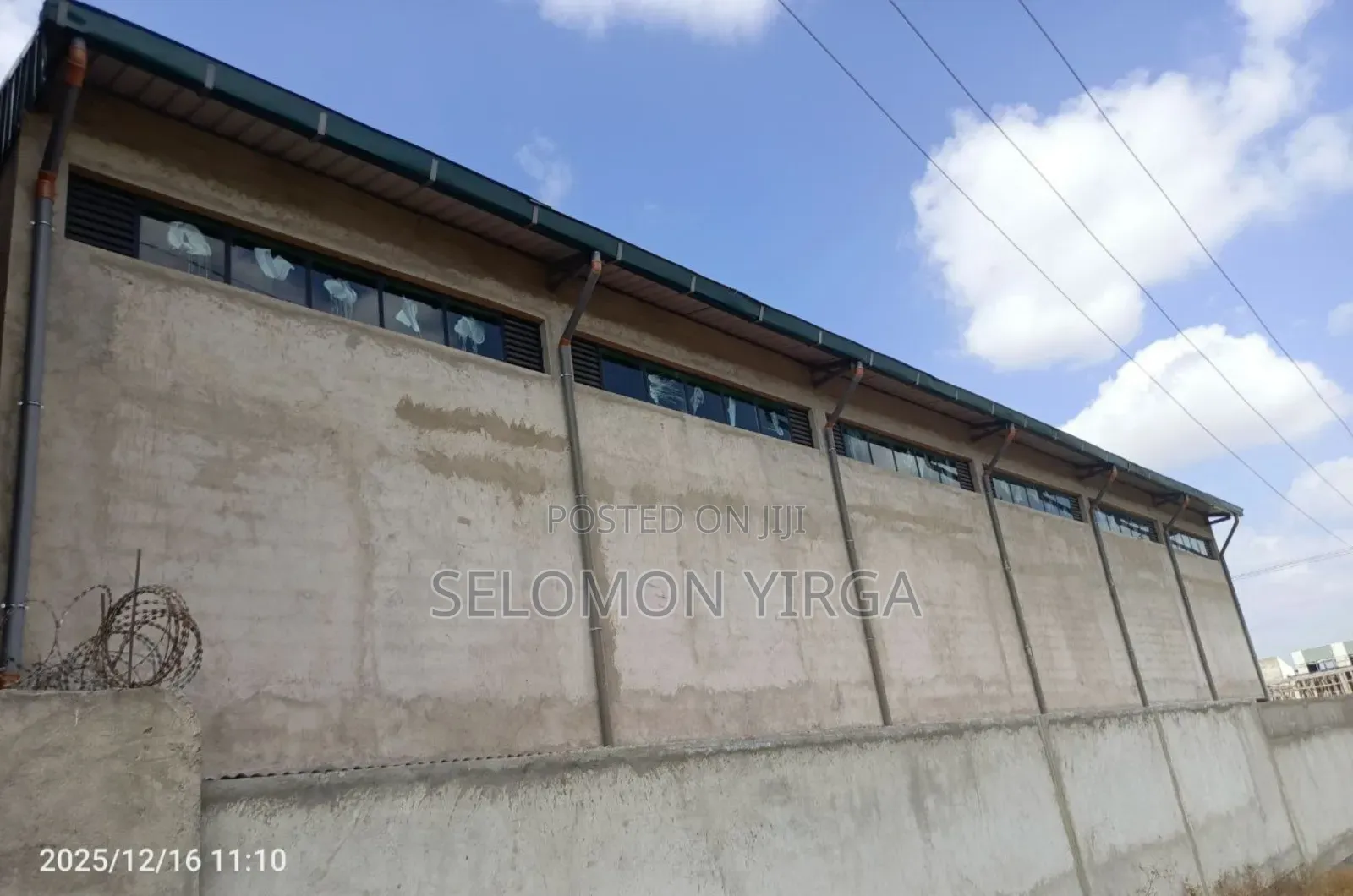 ለክራይ የሚሆን መጋዘን