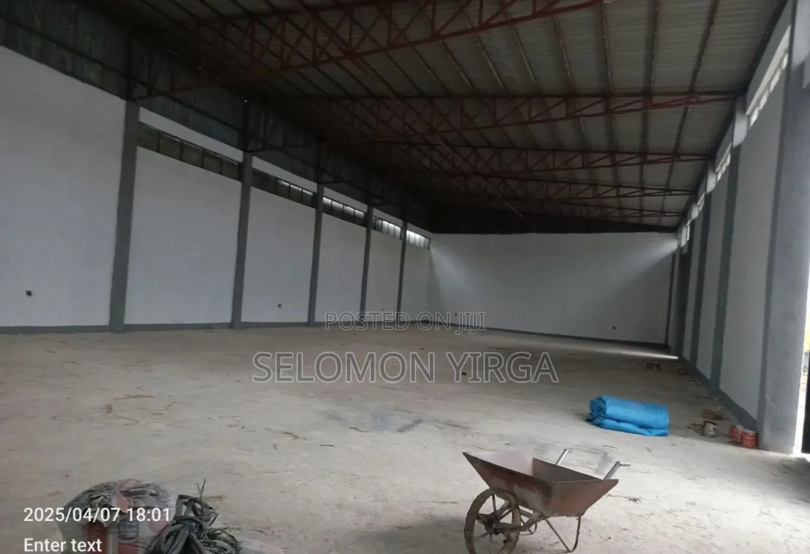 ለክራይ የሚሆን መጋዘን