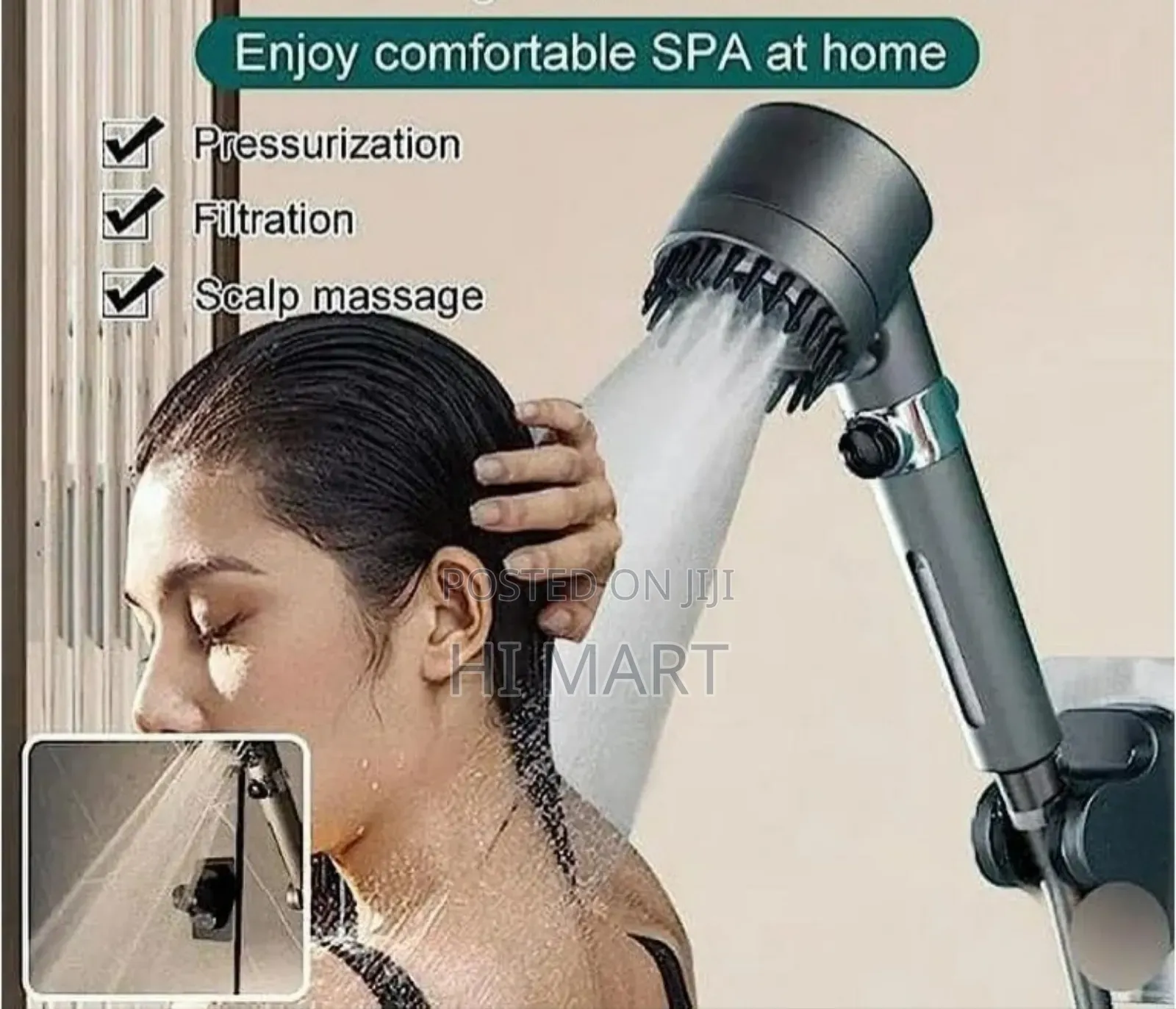 High Pressure Shower Head(360°Rotation)