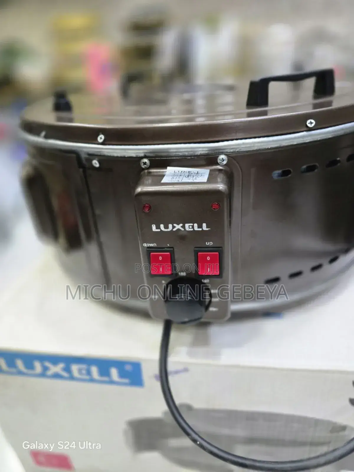 Luxel Round Oven With Top Glass View/Free Delivery