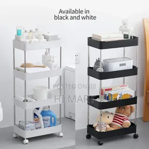 4 Layer Portable Kitchen Storage Rack