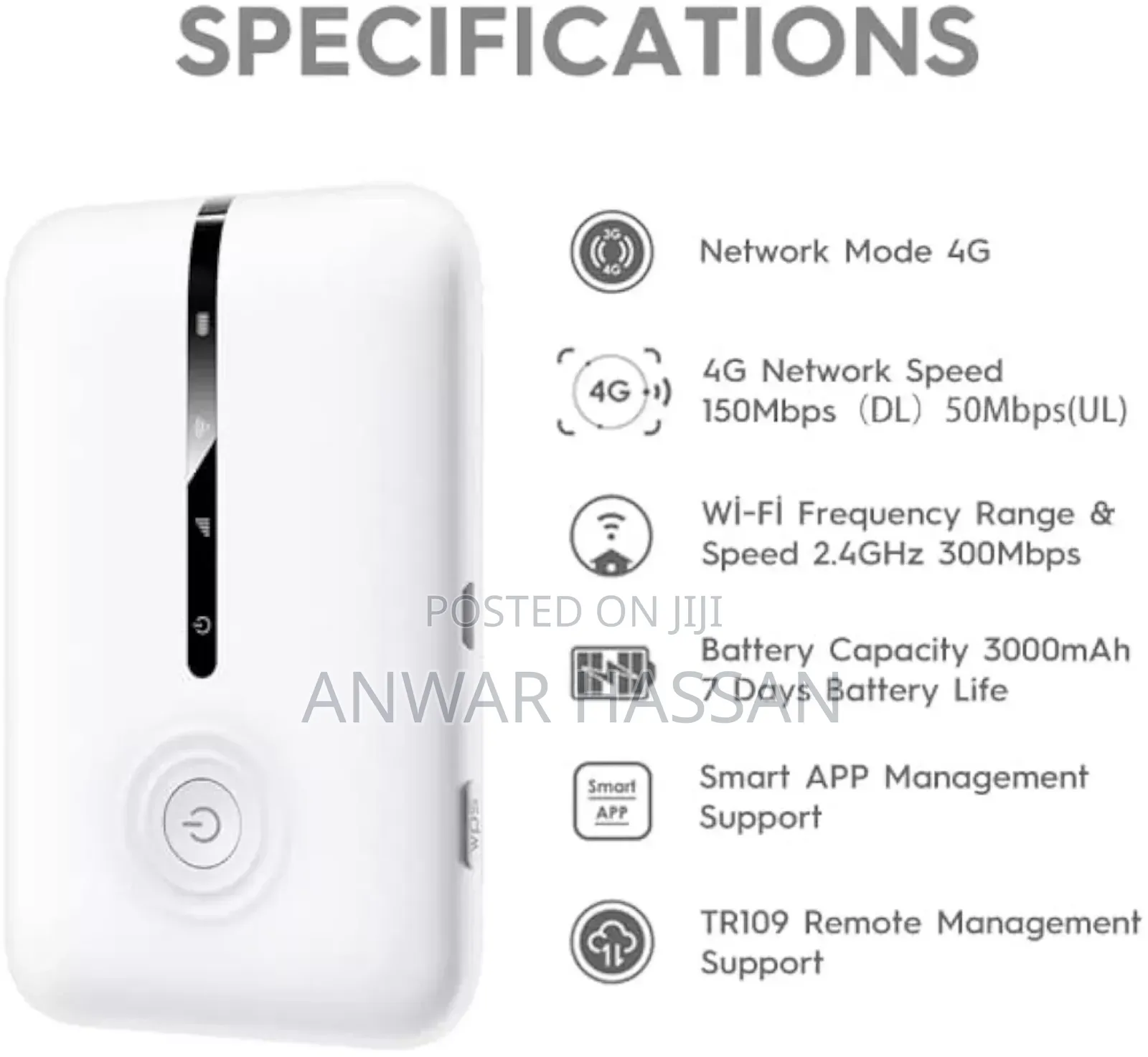 Tecno 4g Lte Portable Router