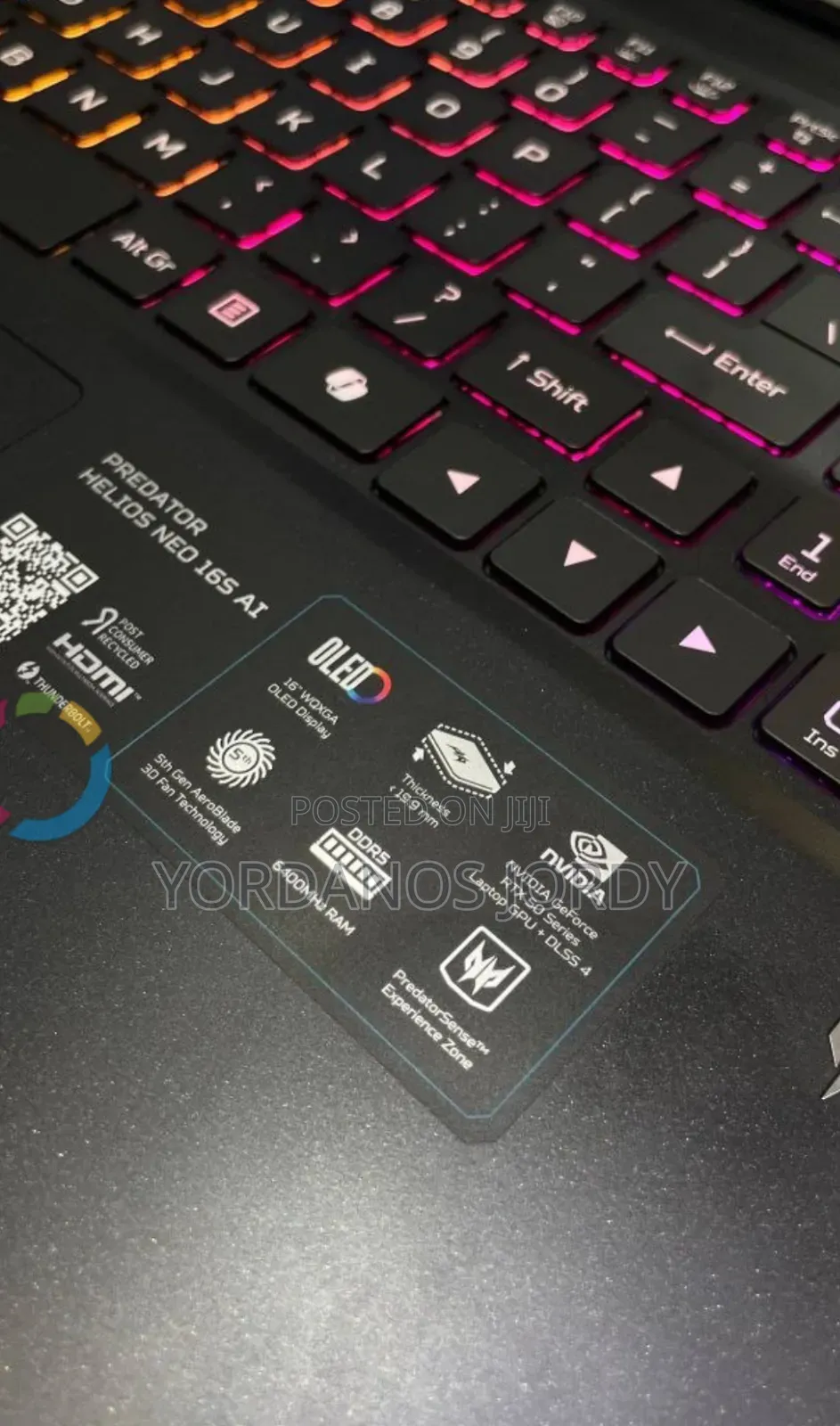 New Laptop Acer Predator Helios Neo 16 32GB Intel Core Ultra 9 SSD 1T