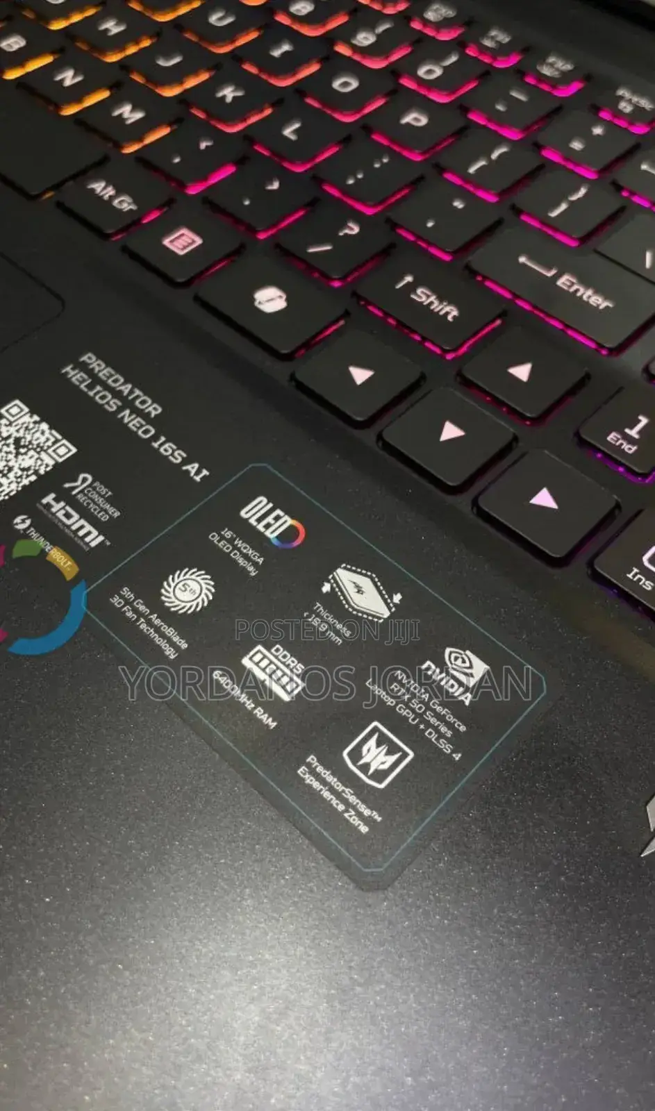 New Laptop Acer Predator Helios Neo 16 32GB Intel Core Ultra 9 SSD 1T