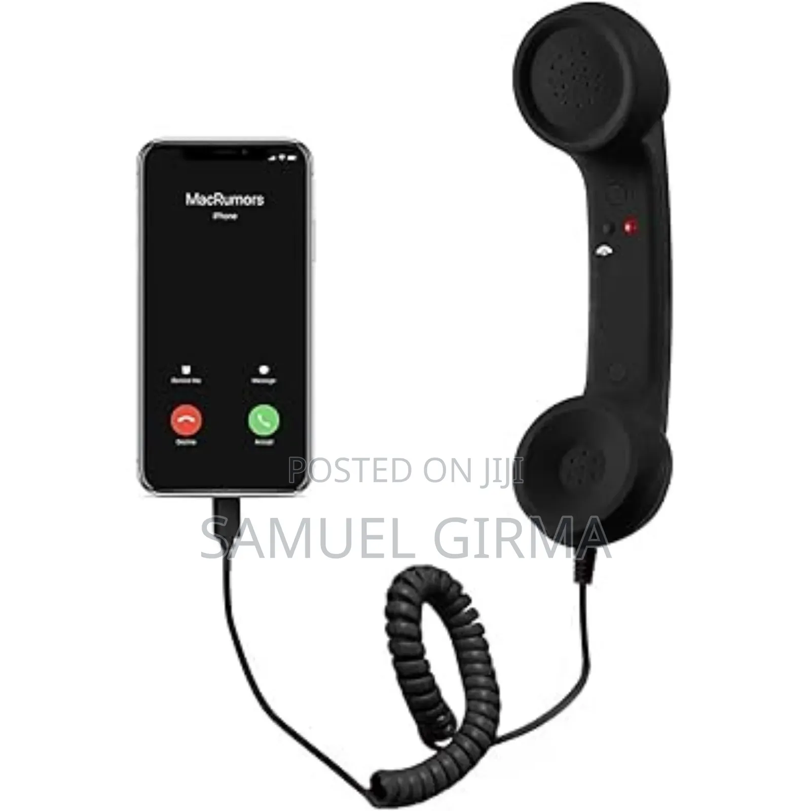 The Porodo Classic Retro Phone Handset