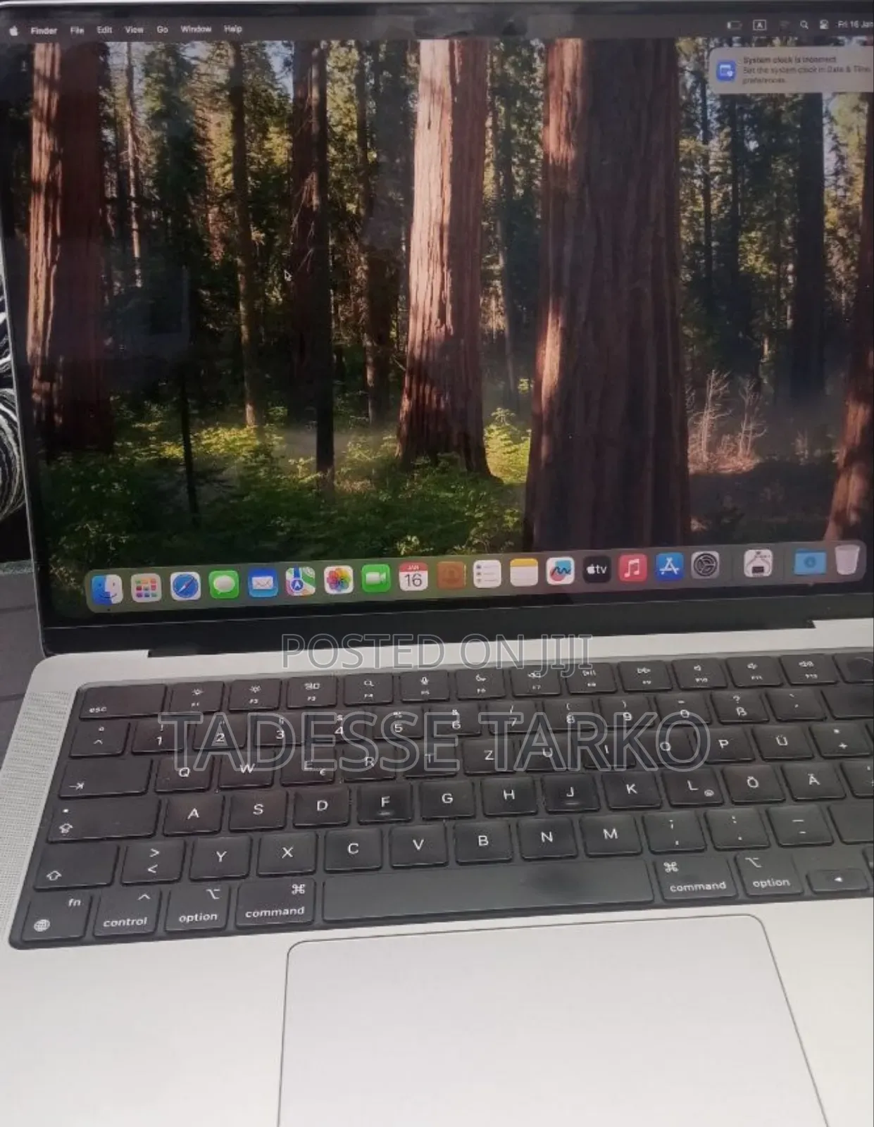 New Laptop Apple MacBook Pro M1 16GB SSD 512GB