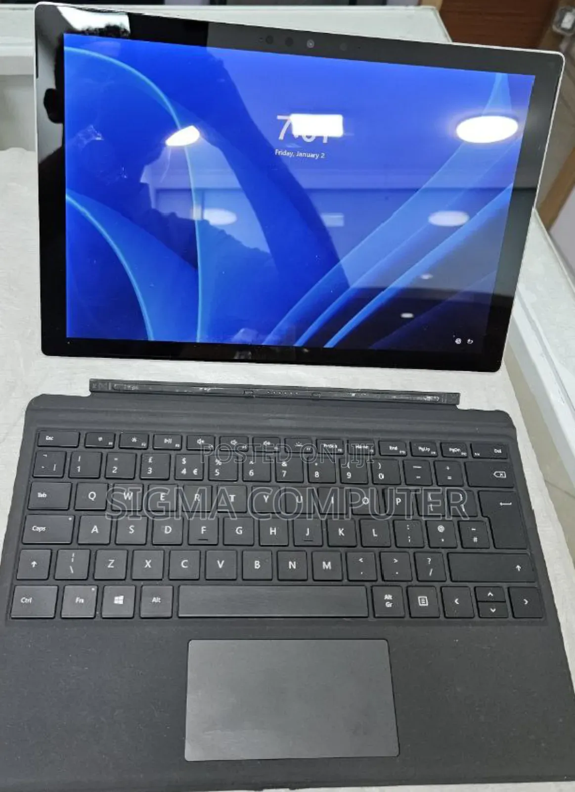 New Laptop Microsoft Surface Pro 7 16GB Intel Core I7 SSD 256GB
