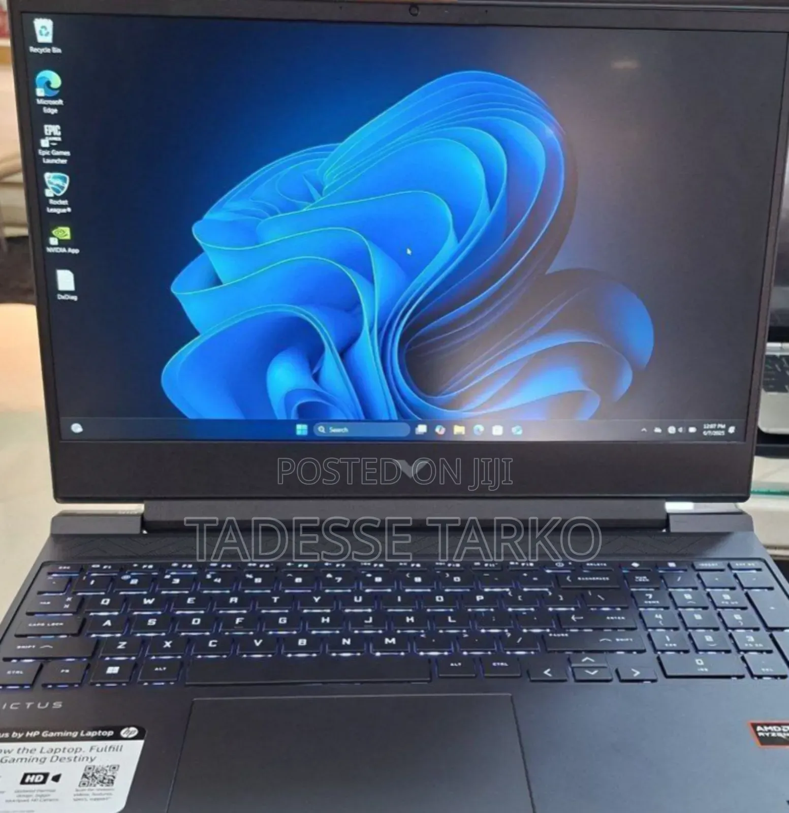 New Laptop HP Victus 15 16GB AMD Ryzen 5 SSD 512GB