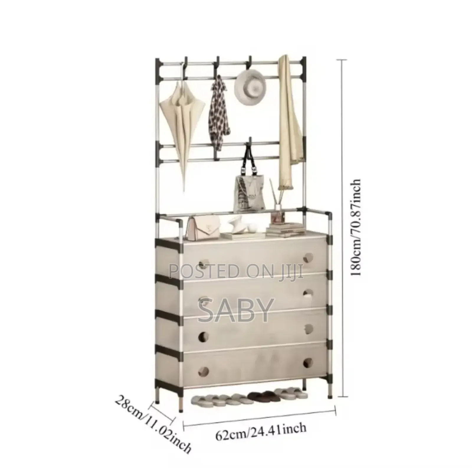 Multi-functional Storage Unit Shoe And Hat Rack