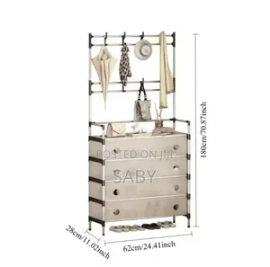 Multi-functional Storage Unit Shoe And Hat Rack