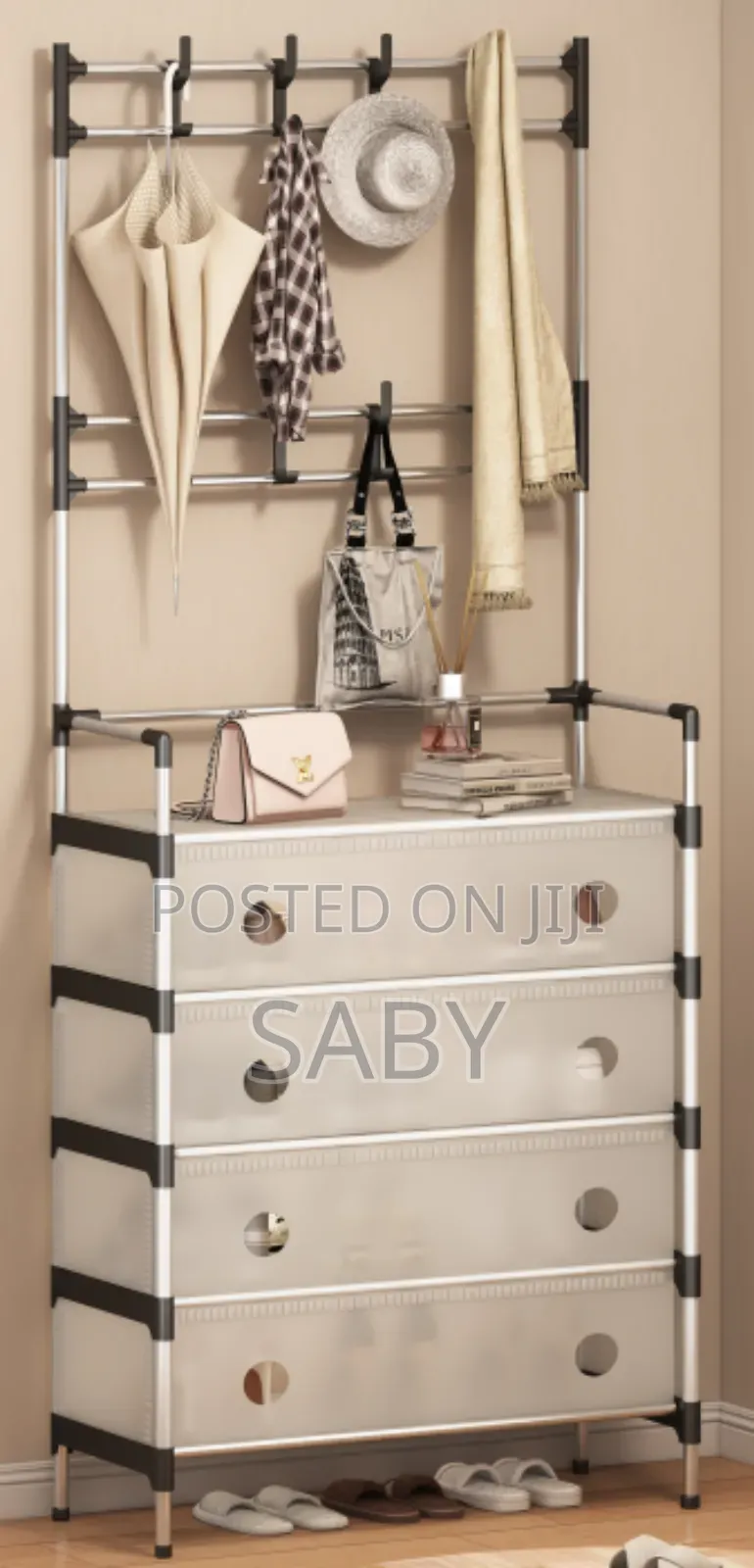 Multi-functional Storage Unit Shoe And Hat Rack