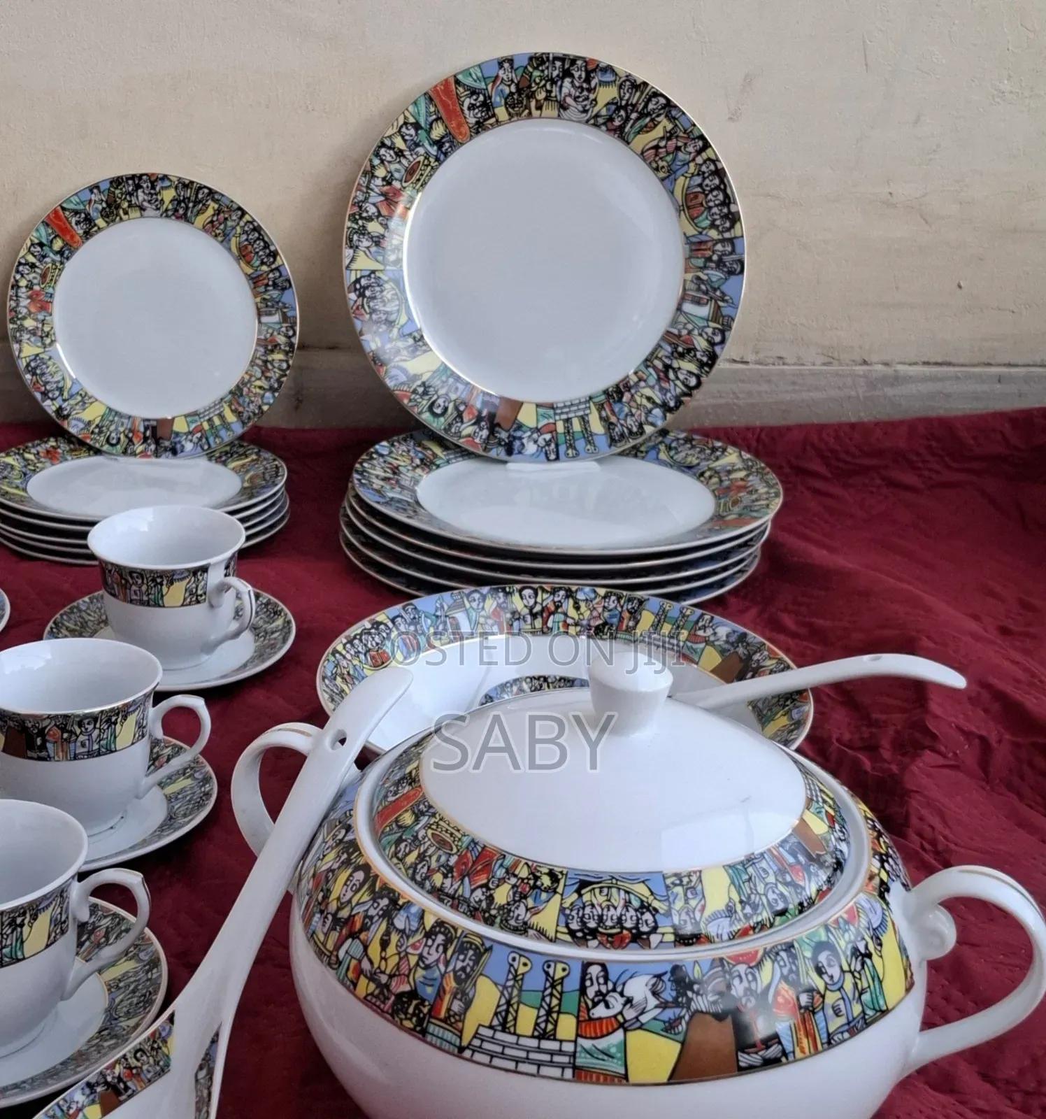 35 Pc Ethiopian Traditional Dinner Set