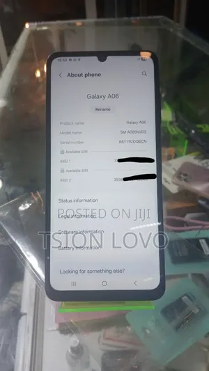 New Samsung Galaxy A06 64 GB Black