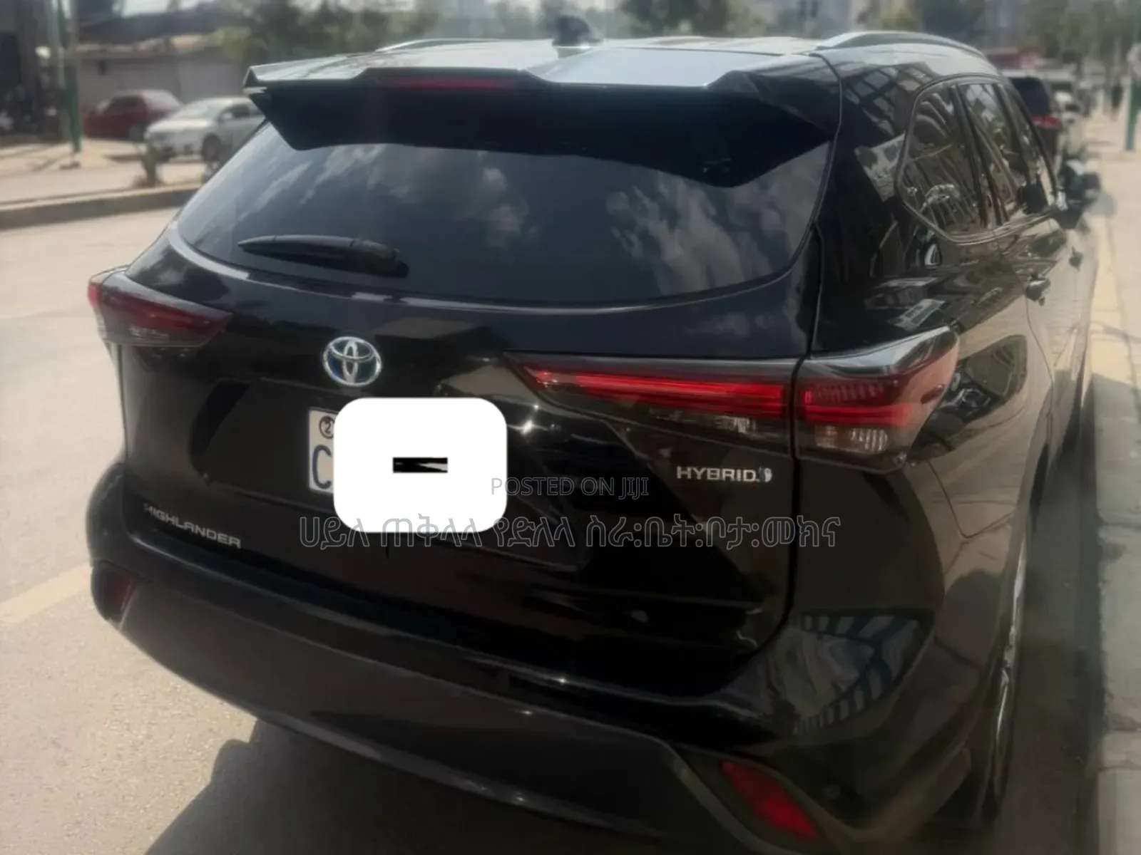 Toyota Highlander Hybrid 2024 Matt Black