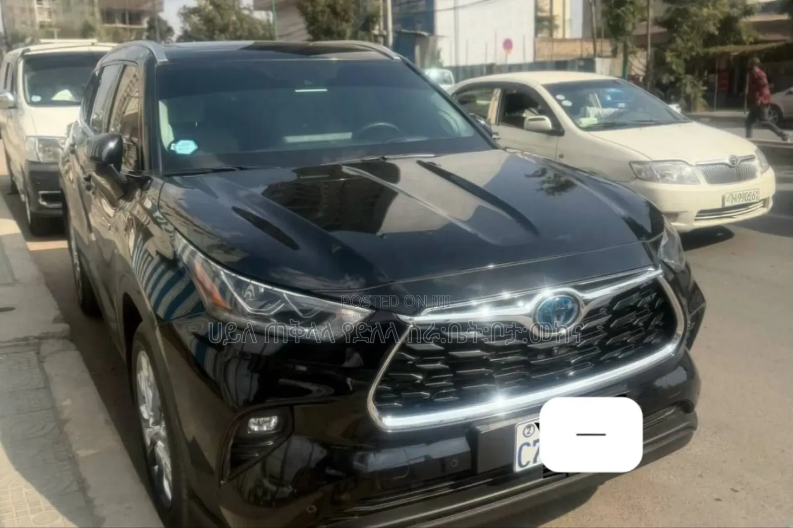 Toyota Highlander Hybrid 2024 Matt Black
