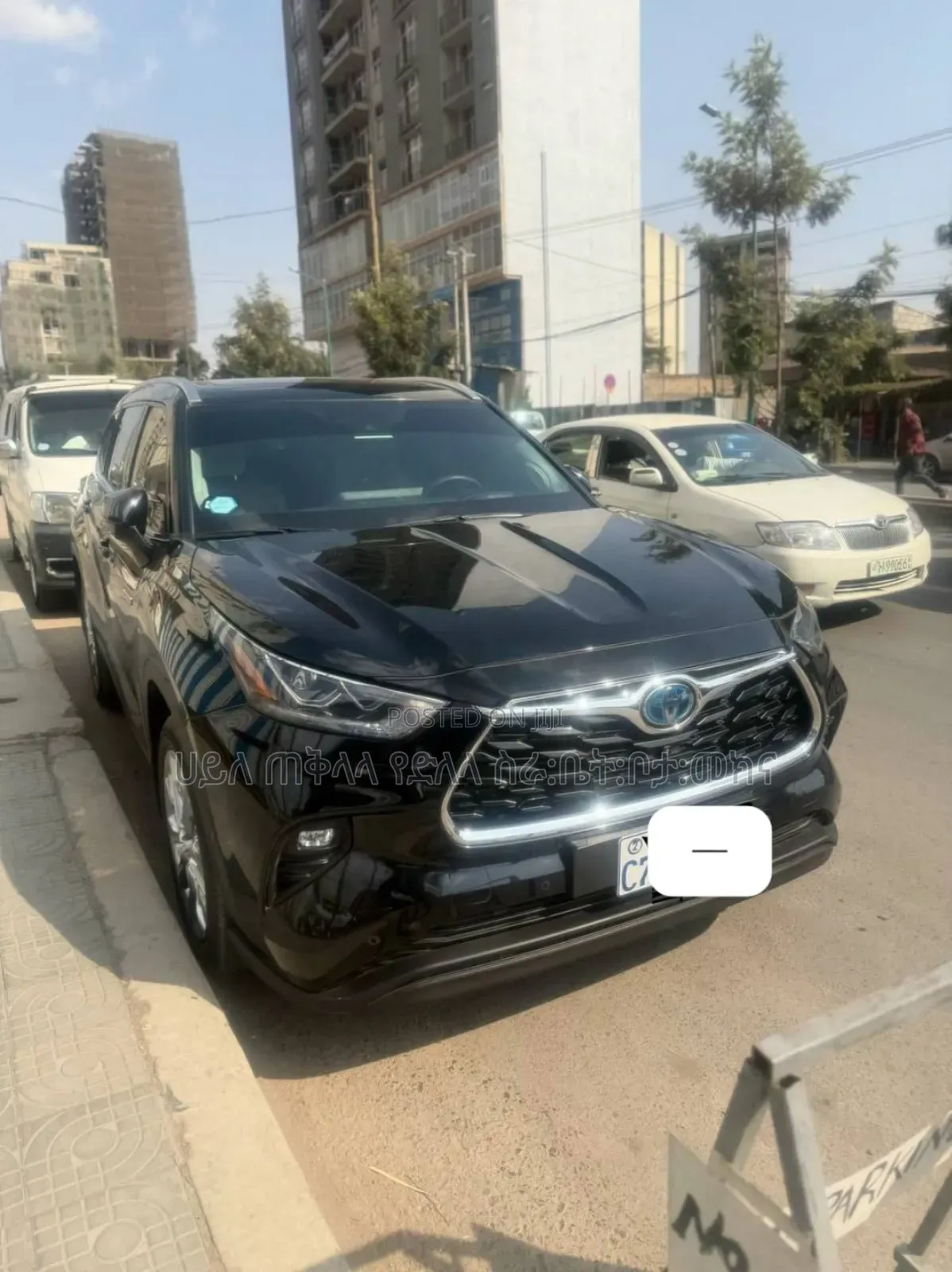 Toyota Highlander Hybrid 2024 Matt Black