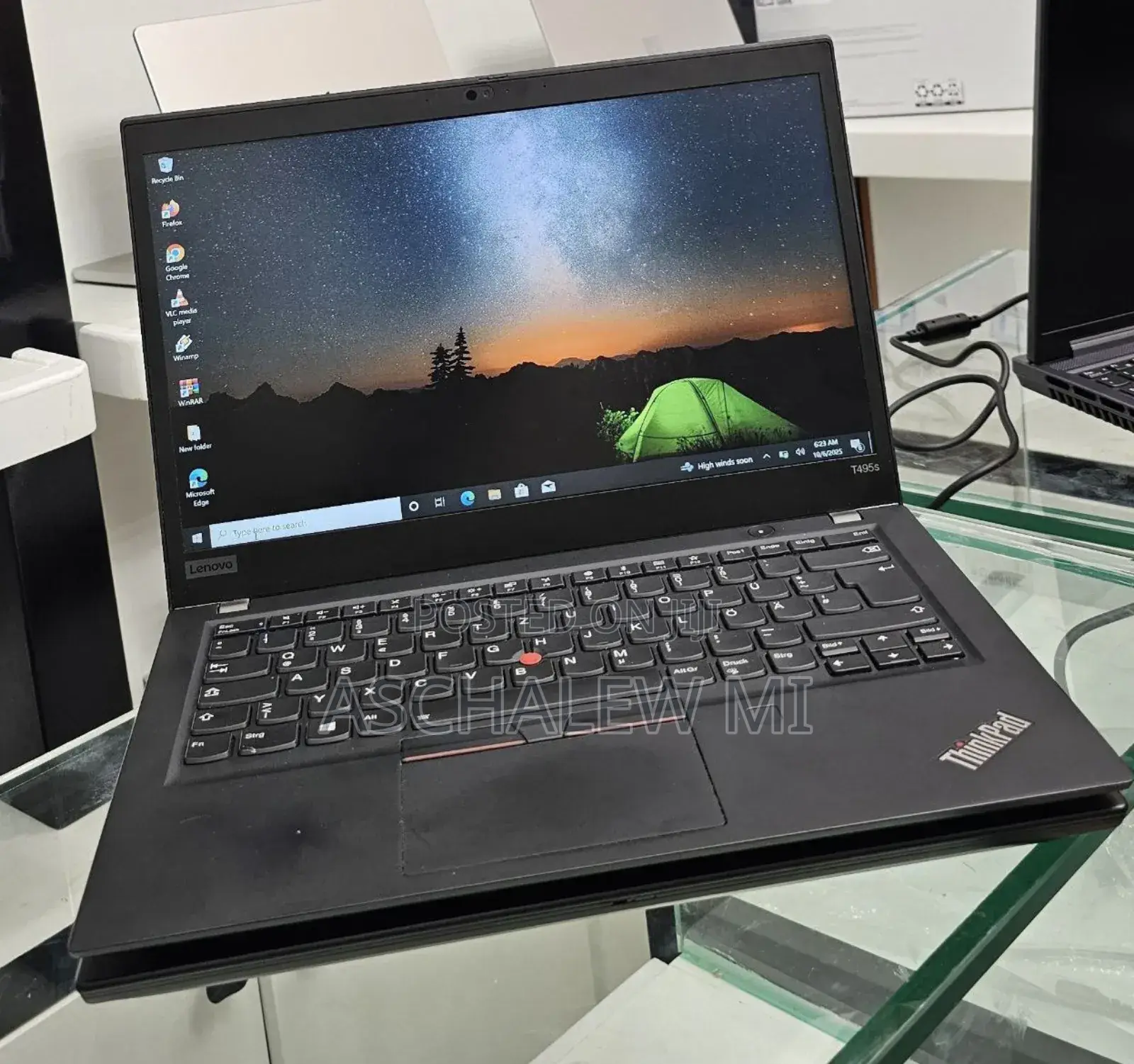New Laptop Lenovo ThinkPad T495s 16GB AMD Ryzen 7 SSD 512GB