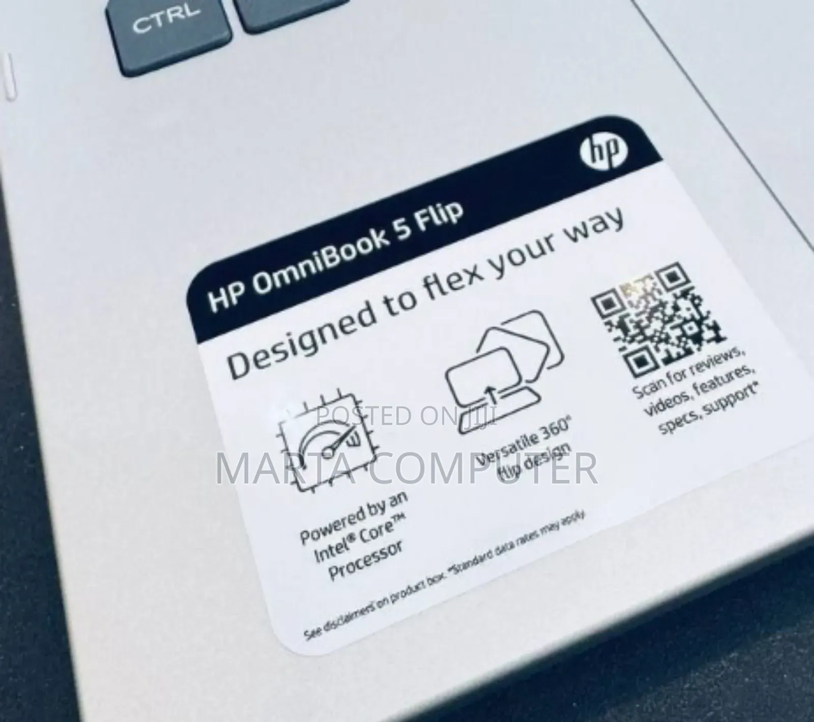 New Laptop HP OmniBook 5 Flip 16GB Intel Core I7 SSD 512GB