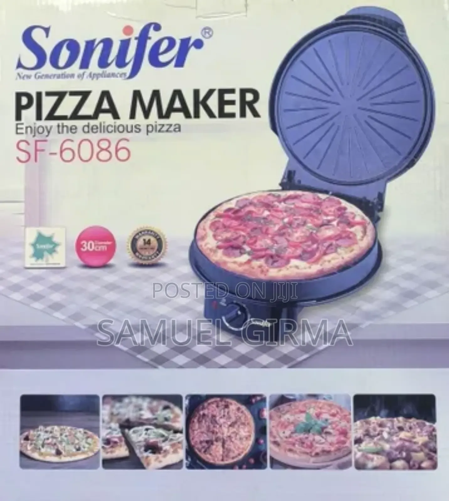 30 Cm (12 Inch) Sonifer Electric Pizza Maker