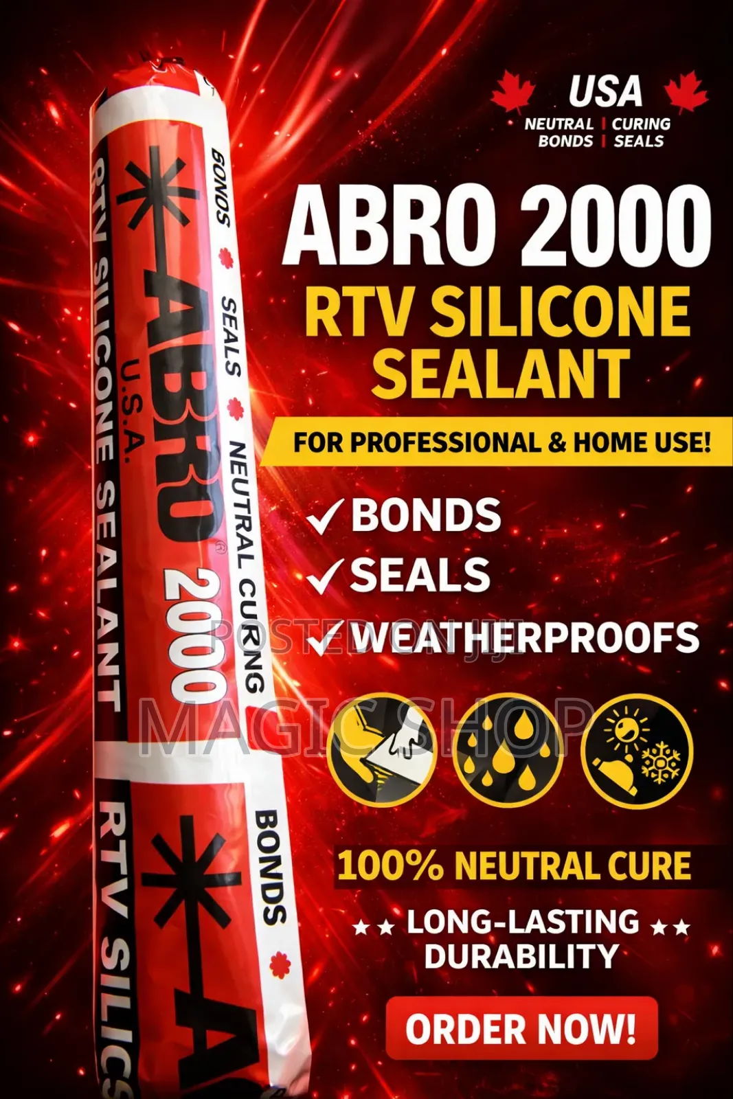 Abro Silicone Sealant