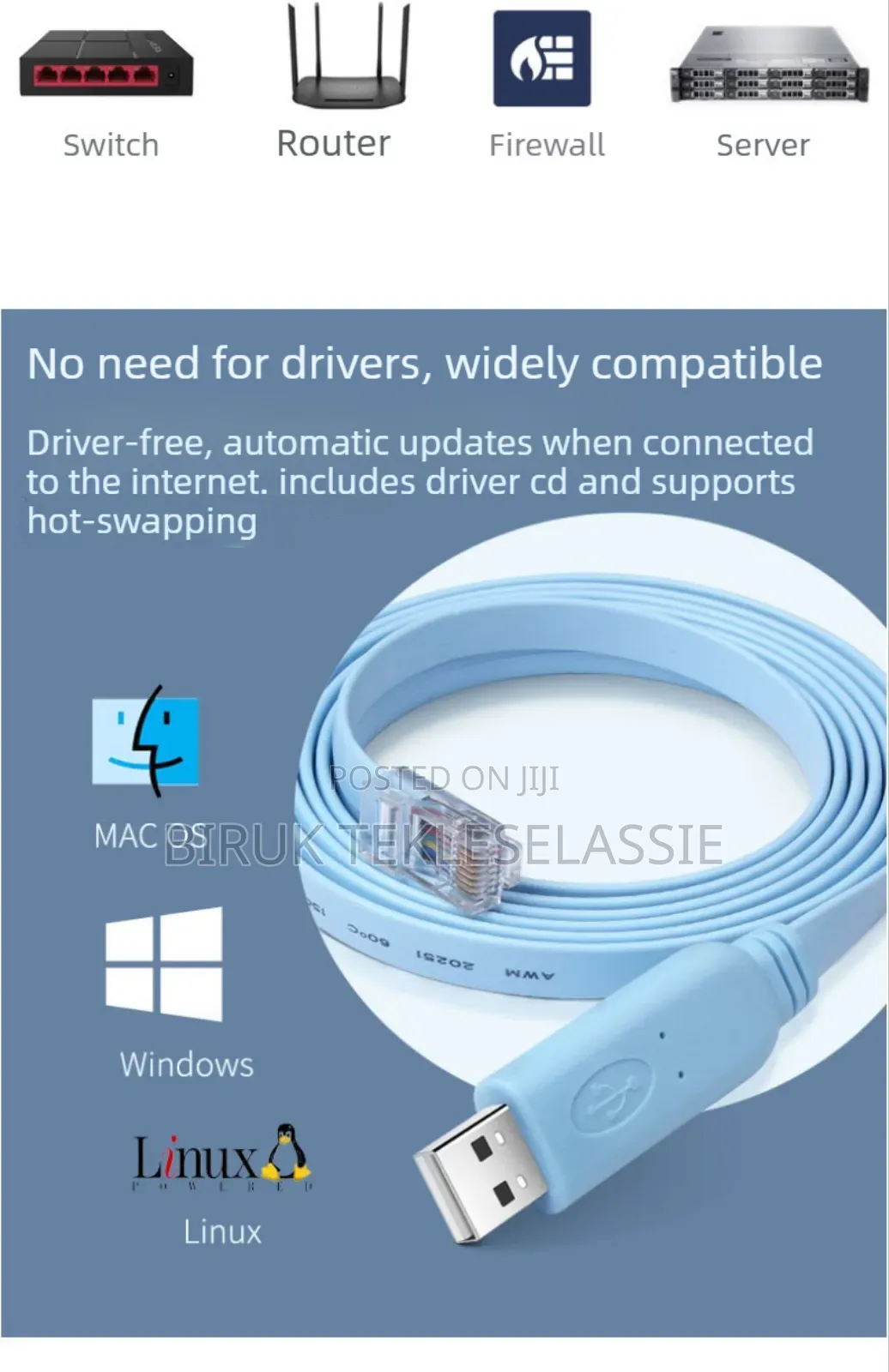Usb to Rj45 Console Cable