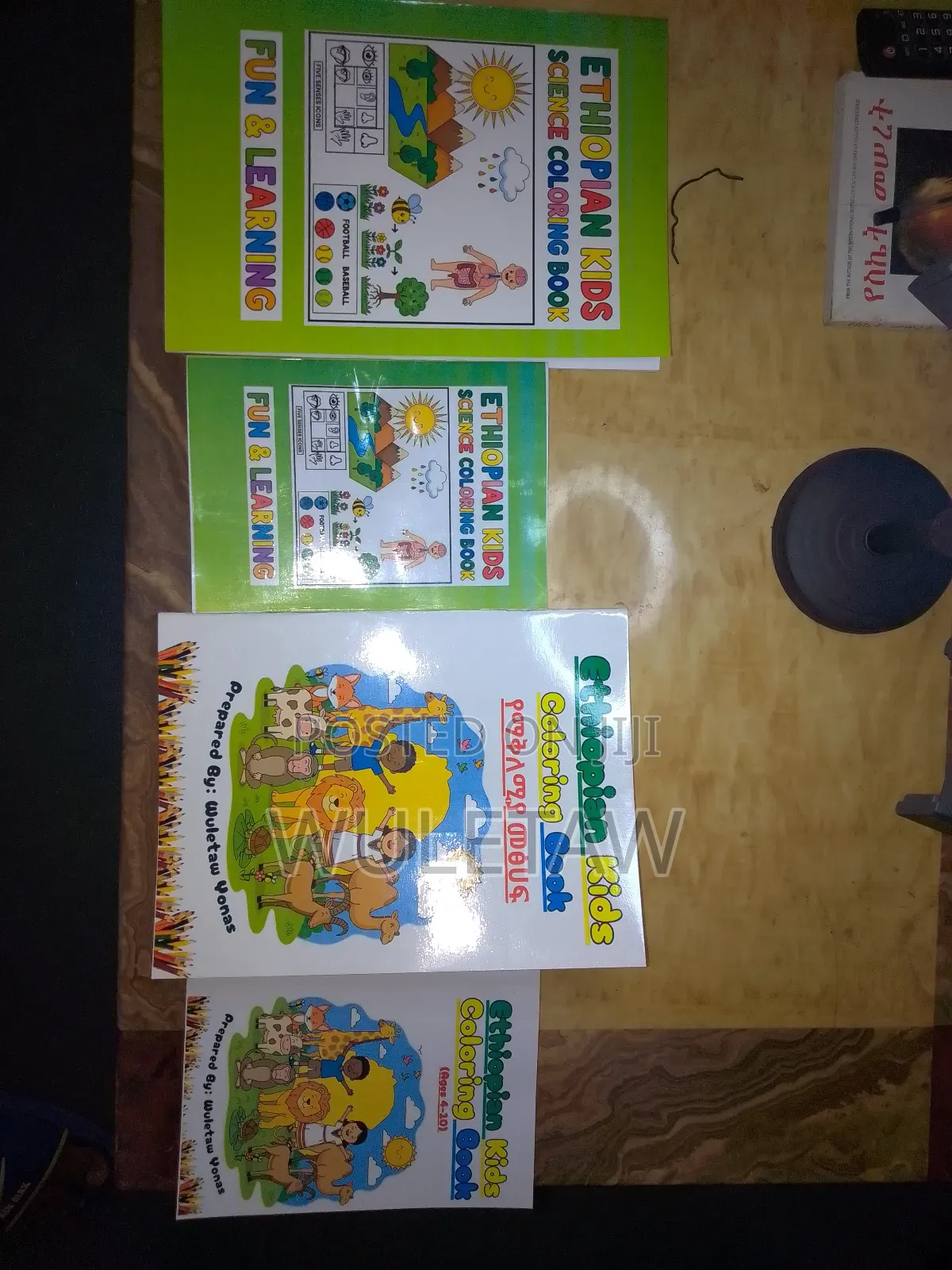Ethiopian Kids Science Coloring Book