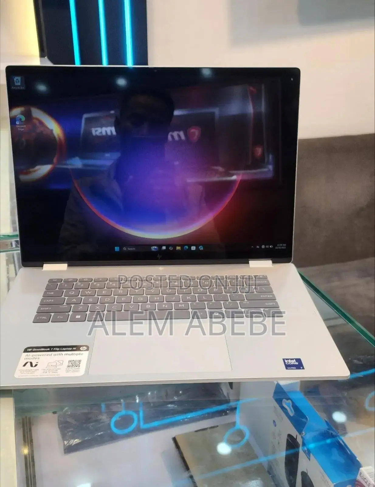 New Laptop HP OmniBook X Flip 16" 16GB Intel Core Ultra 7 SSD 1T