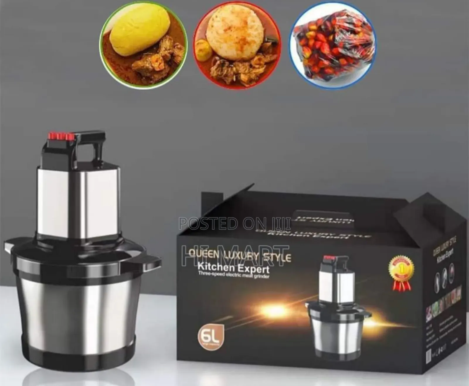 6litre Queen Luxury Style Kitchen Expert Food Processor