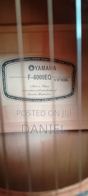 Professional Yamaha F-6000 Acoustic Guitar