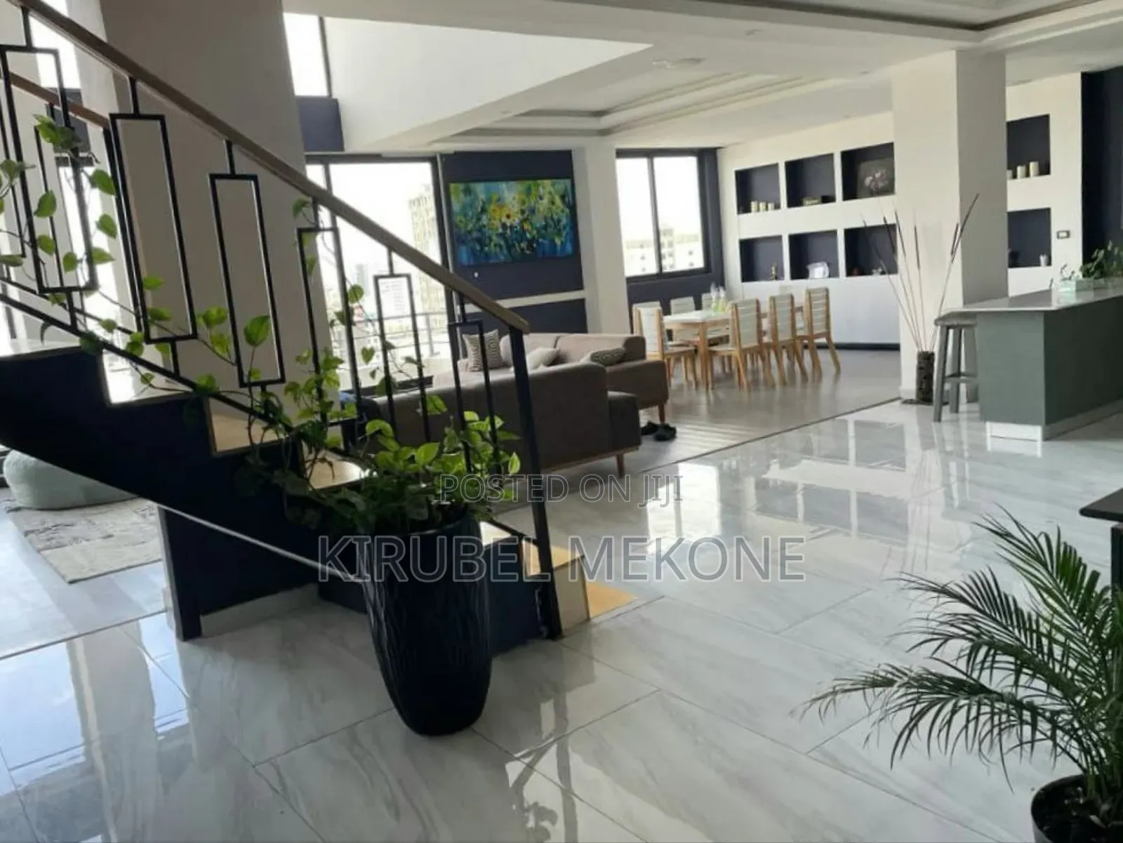 Furnished 3bdrm Apartment in Bole for rent