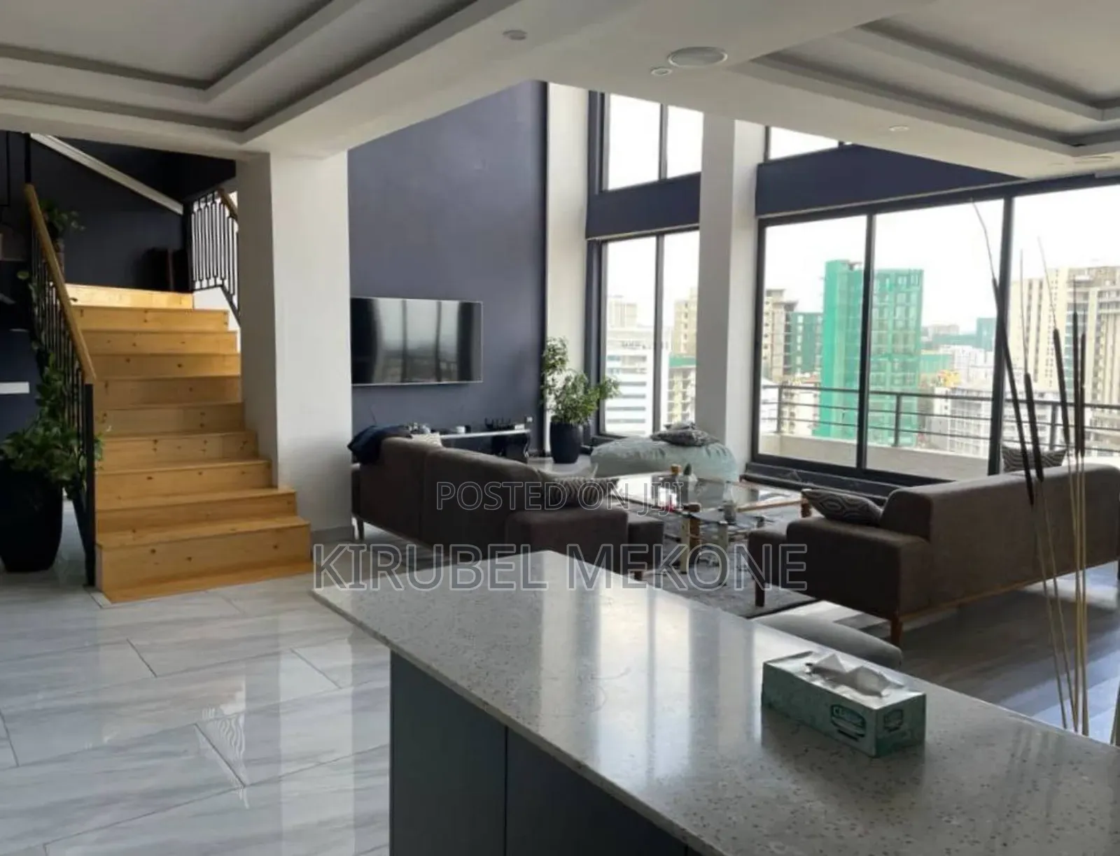 Furnished 3bdrm Apartment in Bole for rent