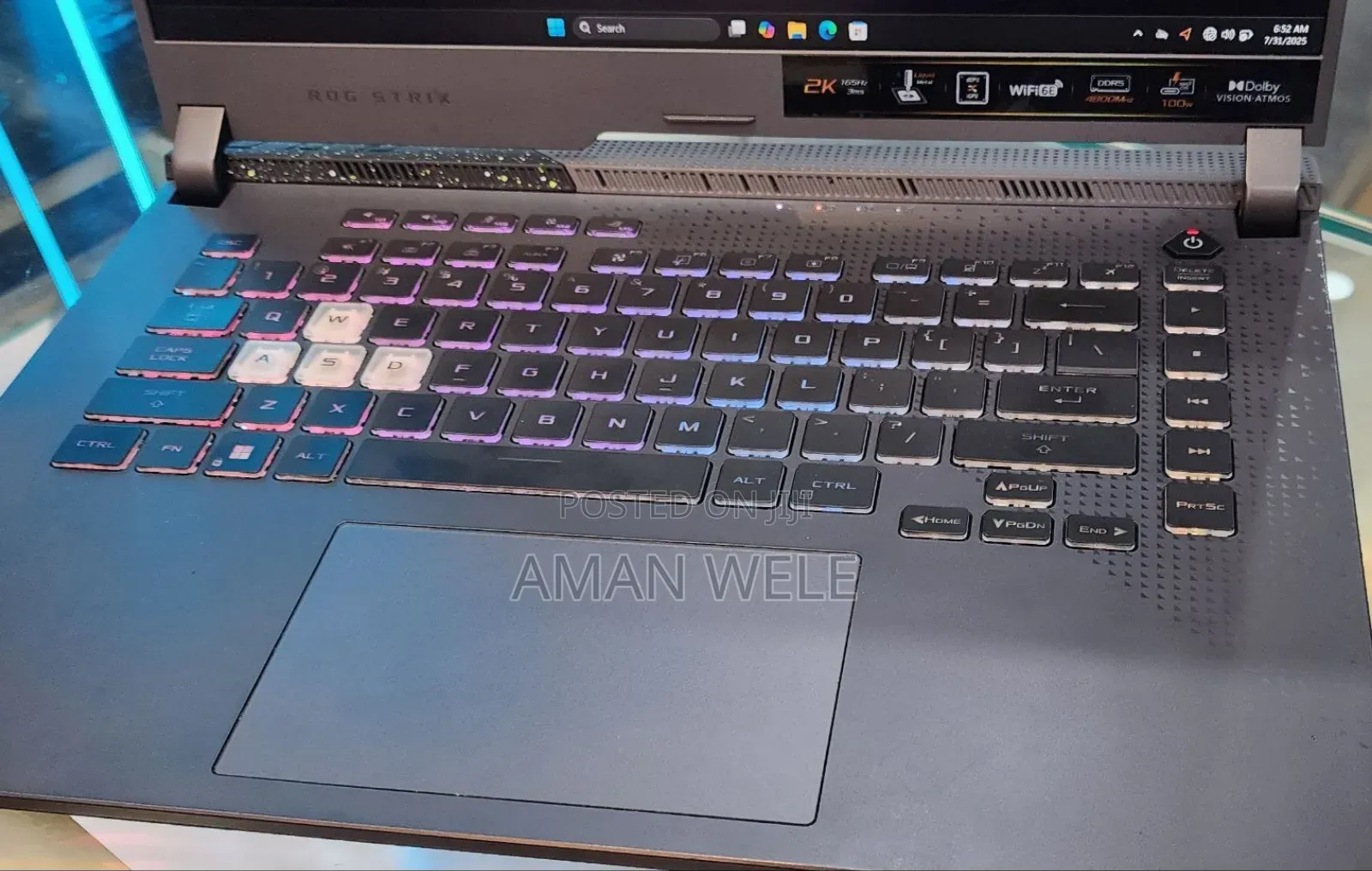 New Laptop Asus ROG Strix G16 G614 16GB AMD Ryzen 7 SSD 512GB