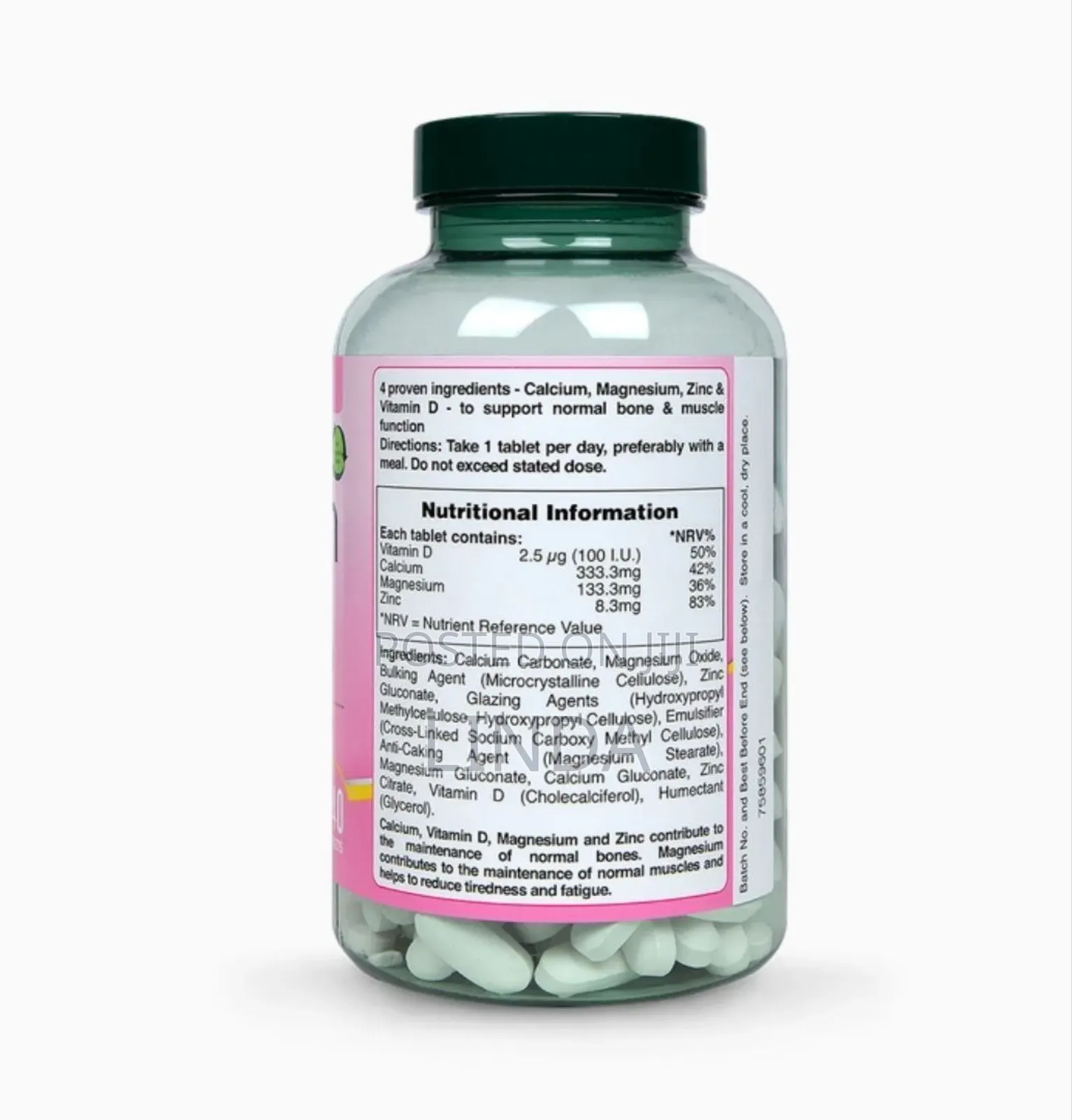 H B Calcium +Magenesium Zinc Vitamin D