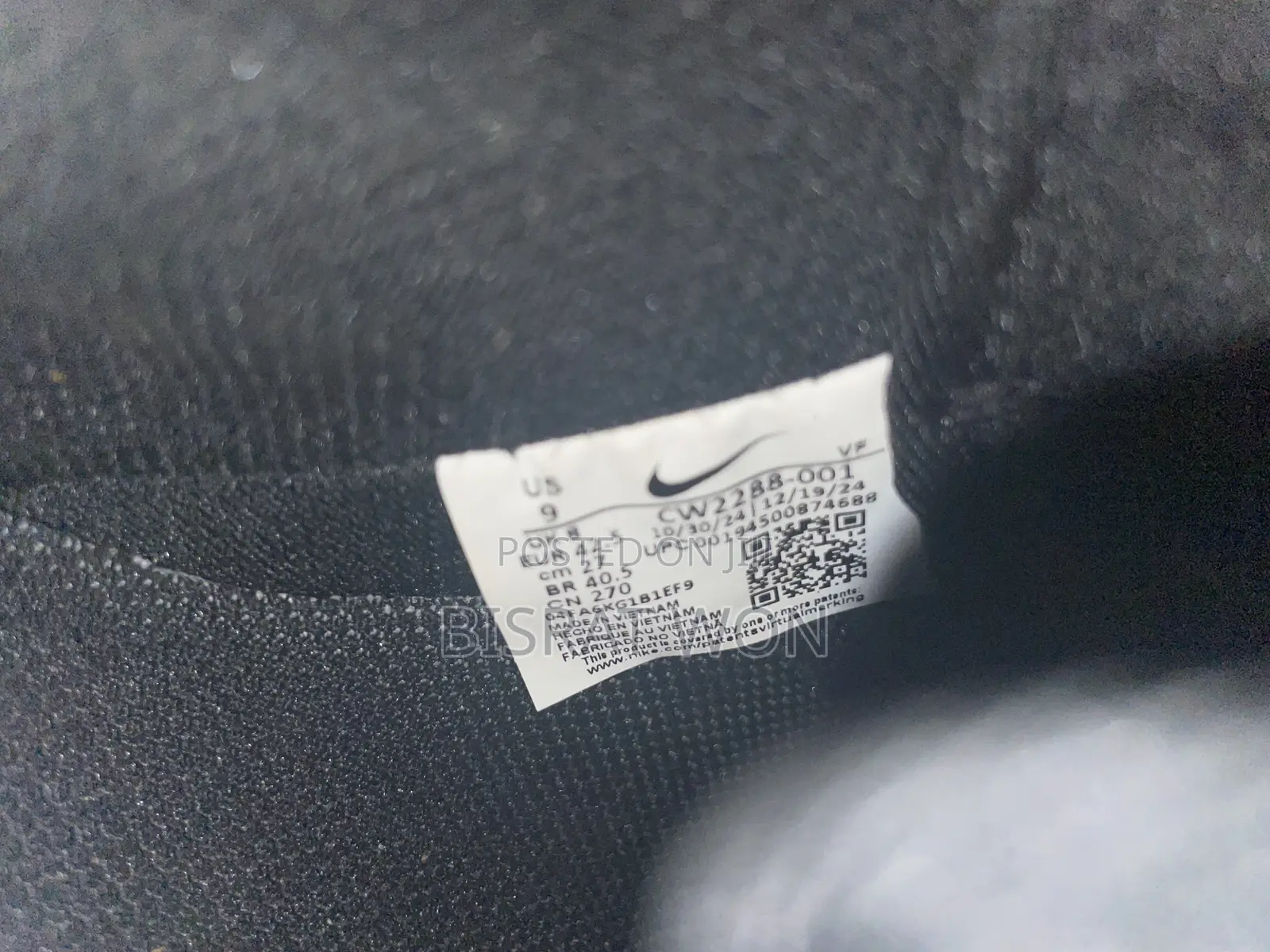 Black Nike Air Force 1s