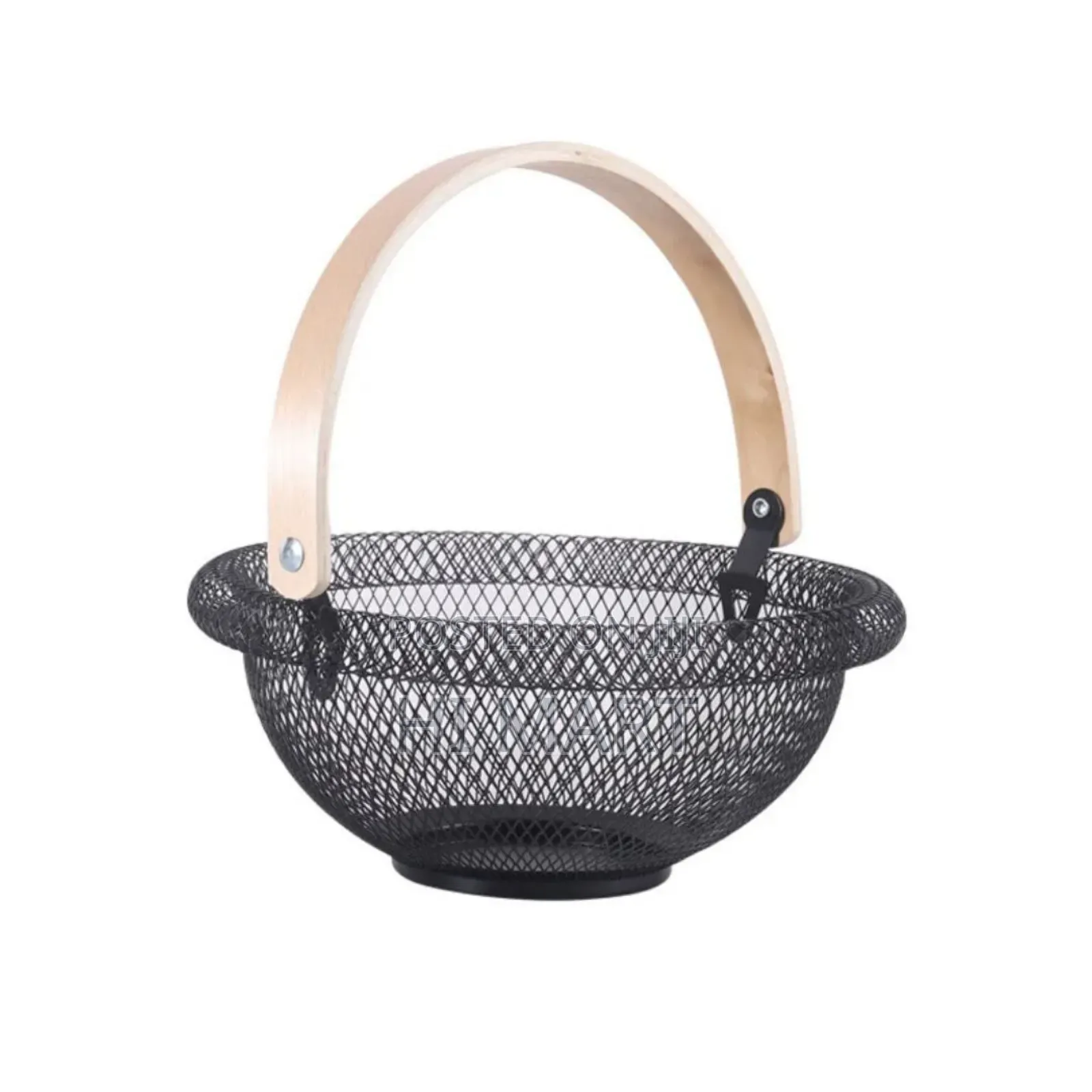 Round Metal Mesh Fruit Storage Basket