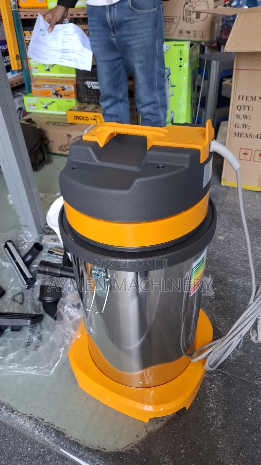 Red East Vacuum Cleaner 30l Dry and Wet