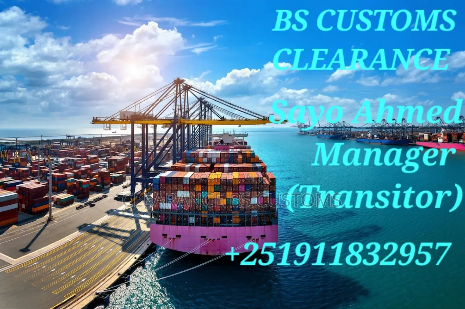 Customs Clearance and Freight Forwarding Services