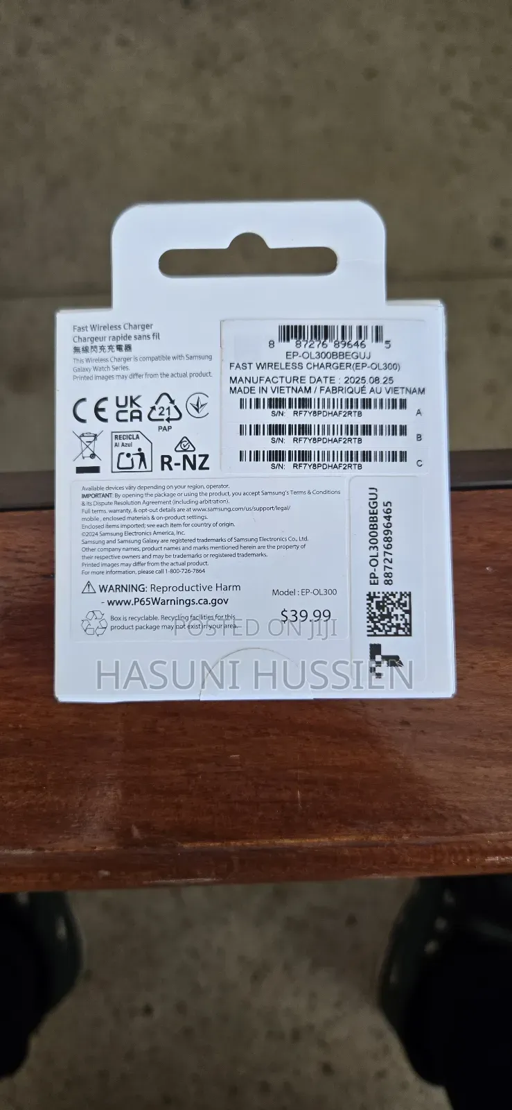 Samsung Fast Wireless Charger (Galaxy Watch)